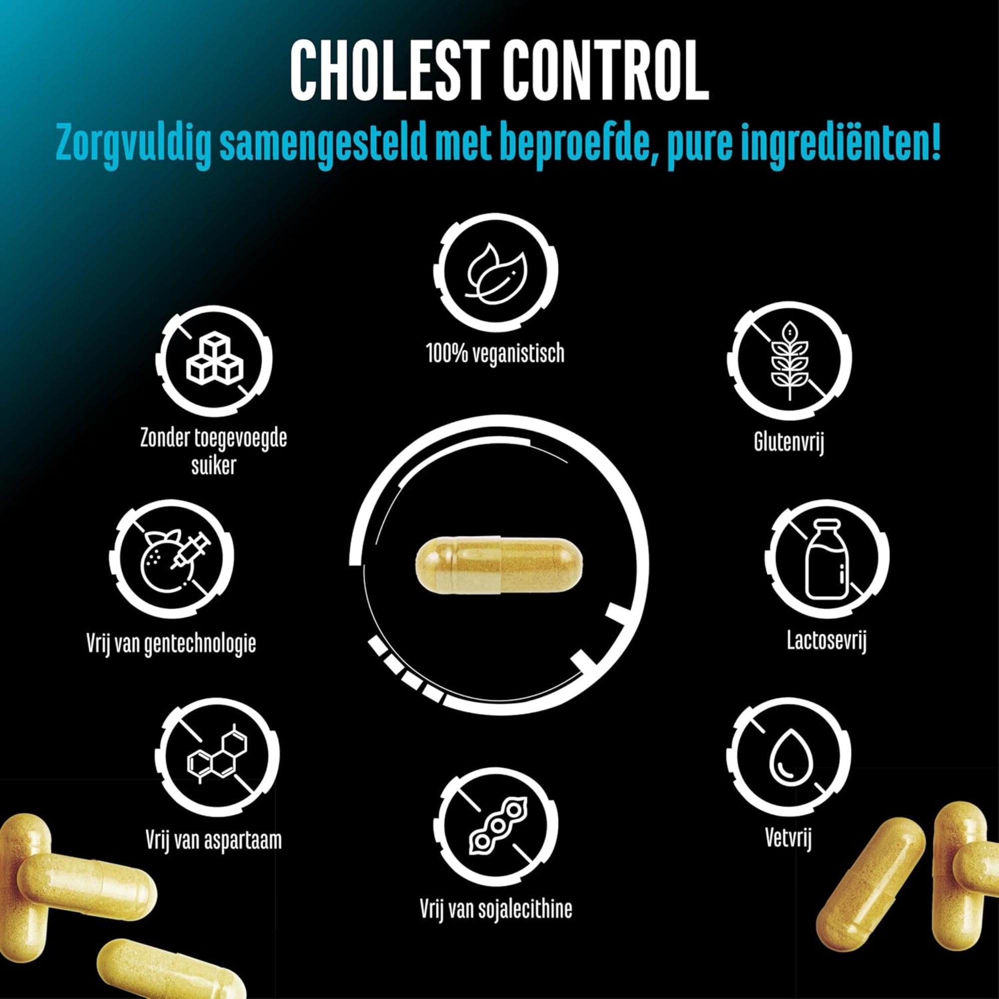 Cholesterin Control | 180 capsules | German Elite Nutrition