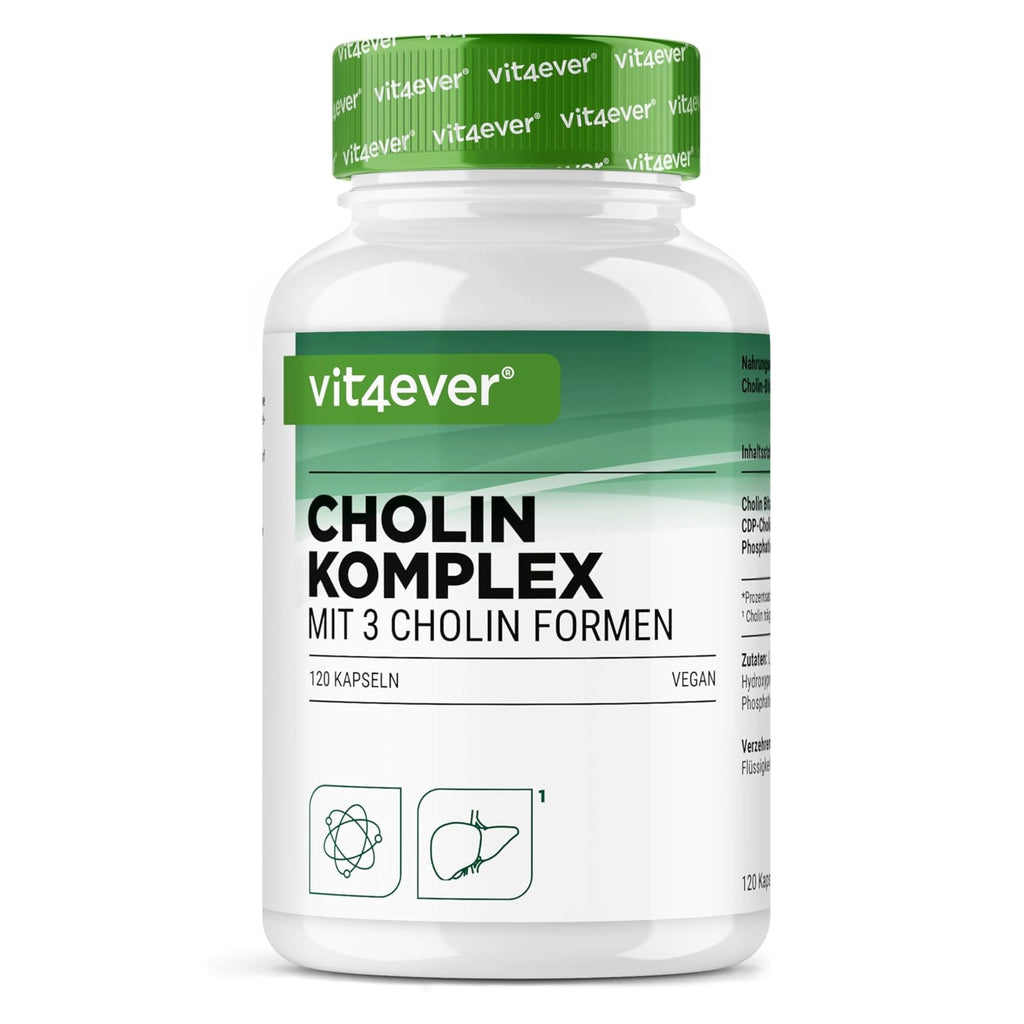 Choline Complex 3 Vormen | 120 Caps | Vit4ever