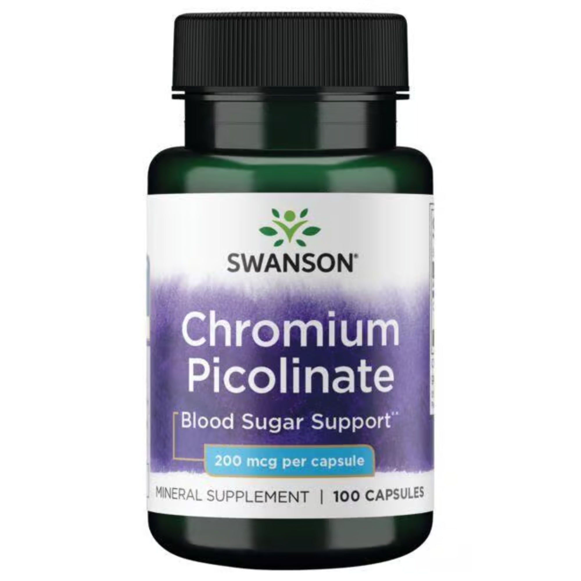 Chroom Picolinaat 200 mcg | 100 of 200 capsules | Swanson