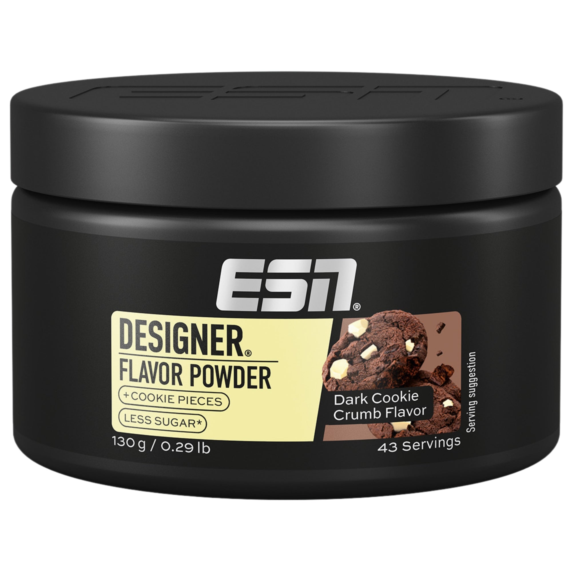 ESN Designer Flavor Powder Dark Cookie Crumb 130 g 43 porties