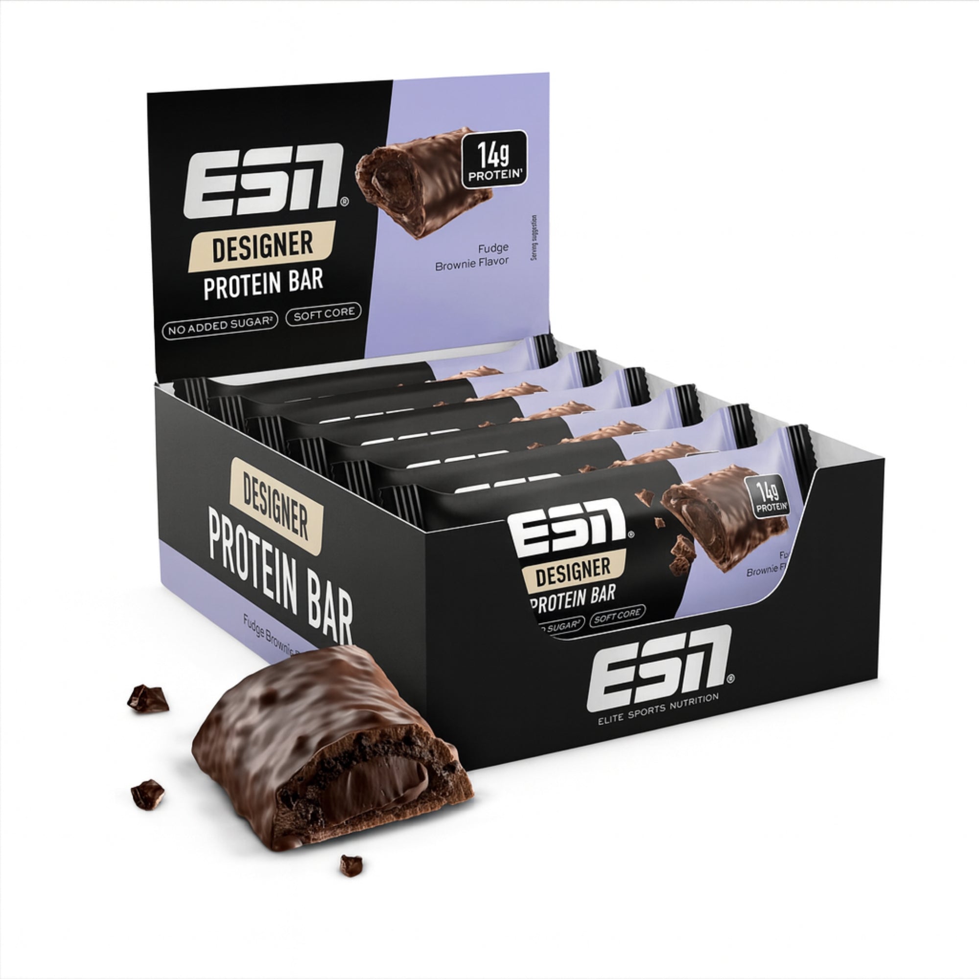 Fudge brownie ESN designer protein bar