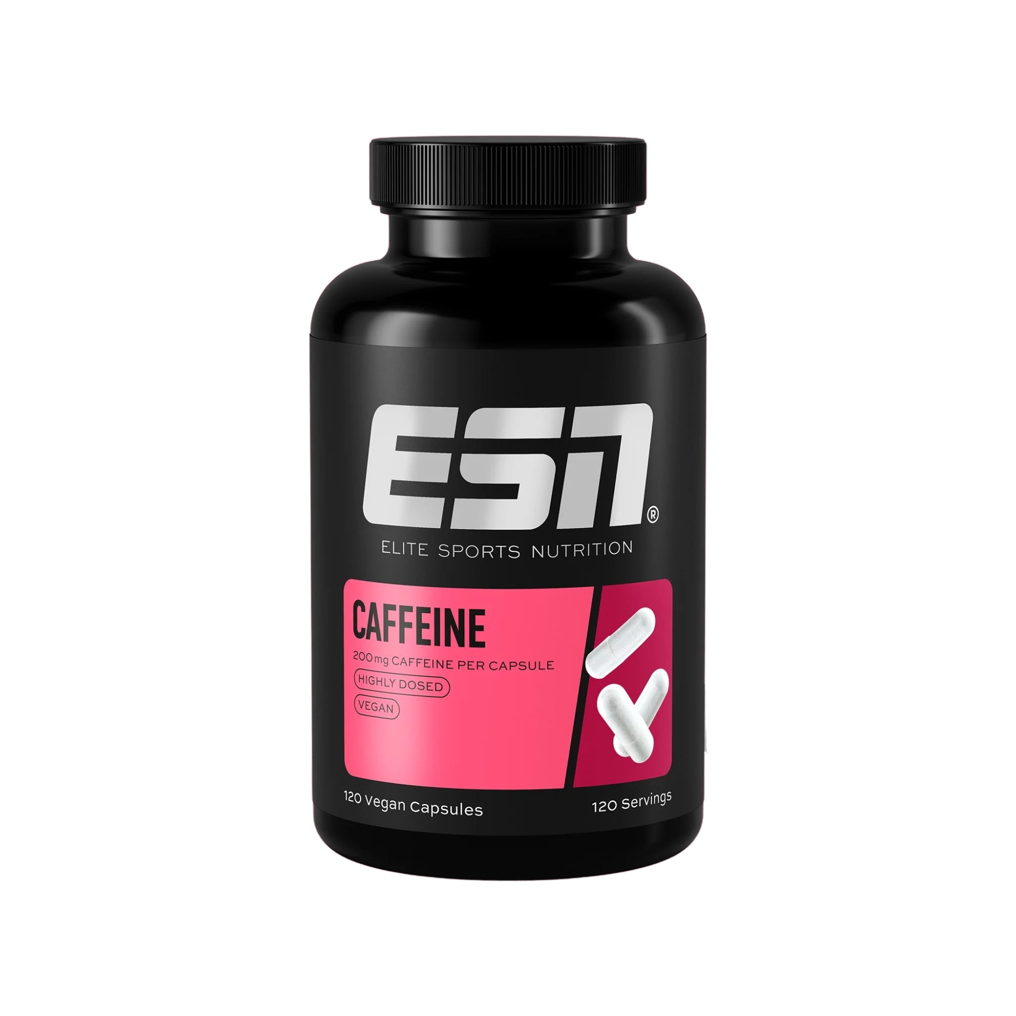 Caffeine Caps | 200mg Cafeïne | 120 capsules | ESN
