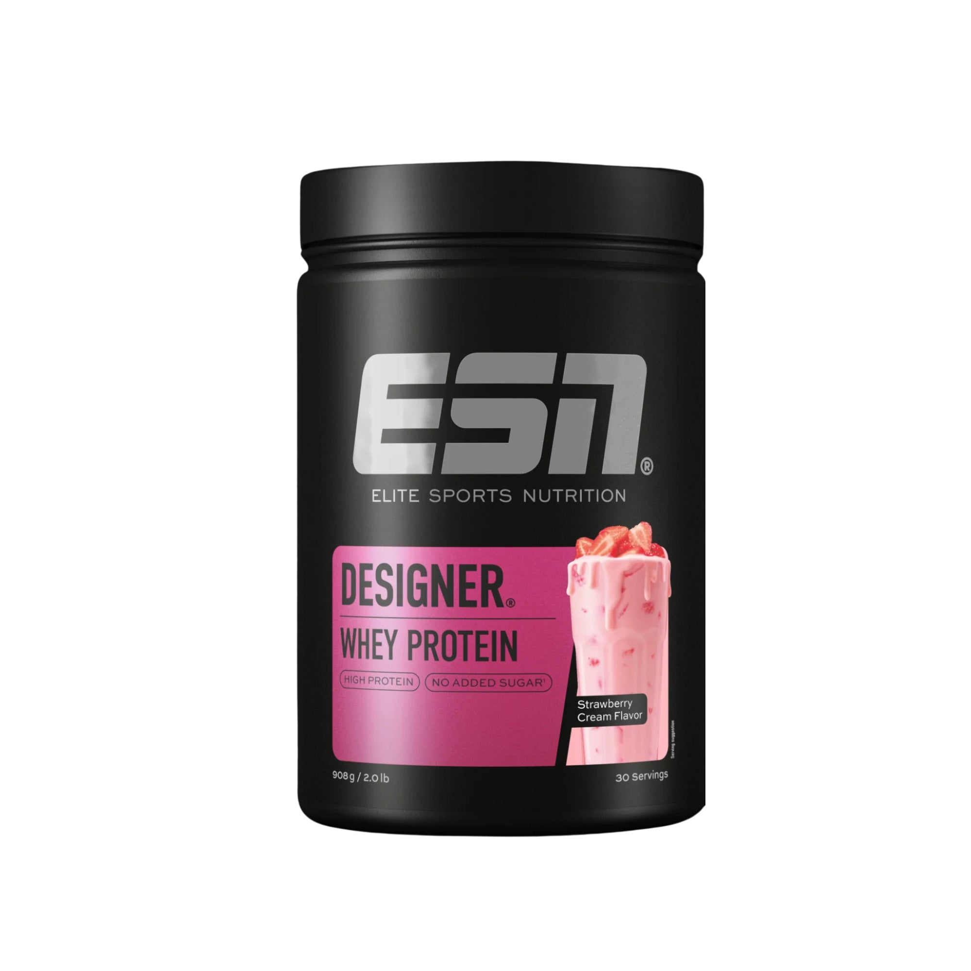 Strawberry ESN Whey Protein Designer 908g 30 Servings