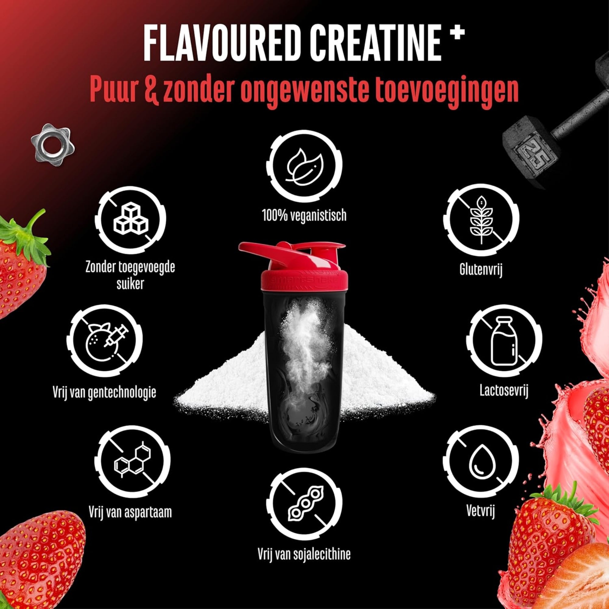 Flavoured Creatine+ (Creatinmonohydrat & Taurin) | 550 g | German Elite Nutrition