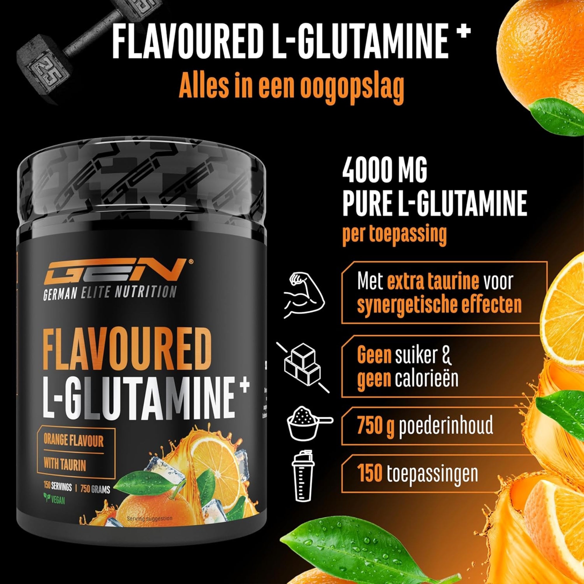 L-Glutamine Poeder | 750g | German Elite Nutrition