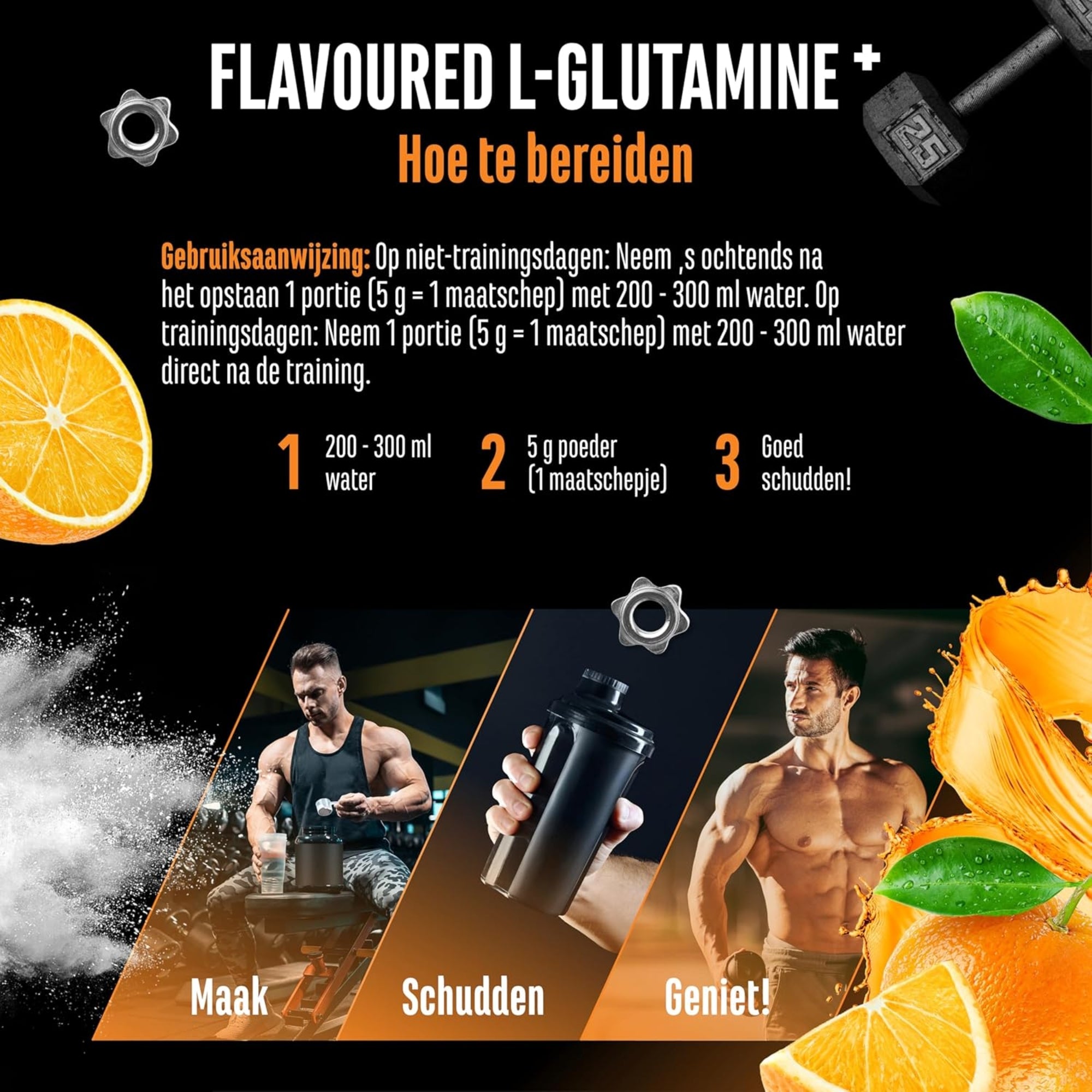 L-Glutamin Pulver | 750 g | German Elite Nutrition