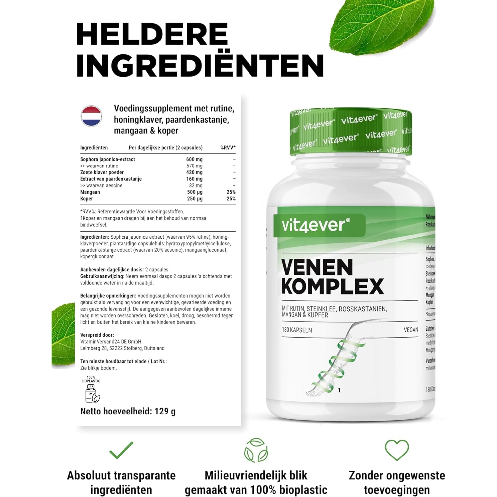 Venen Complex | 180 capsules | Vit4ever