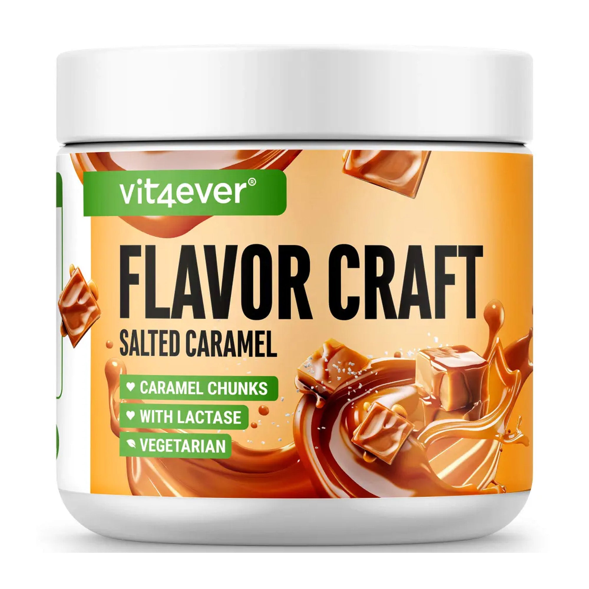 Gezouten karamel smaak voor de kwark van vit4ever