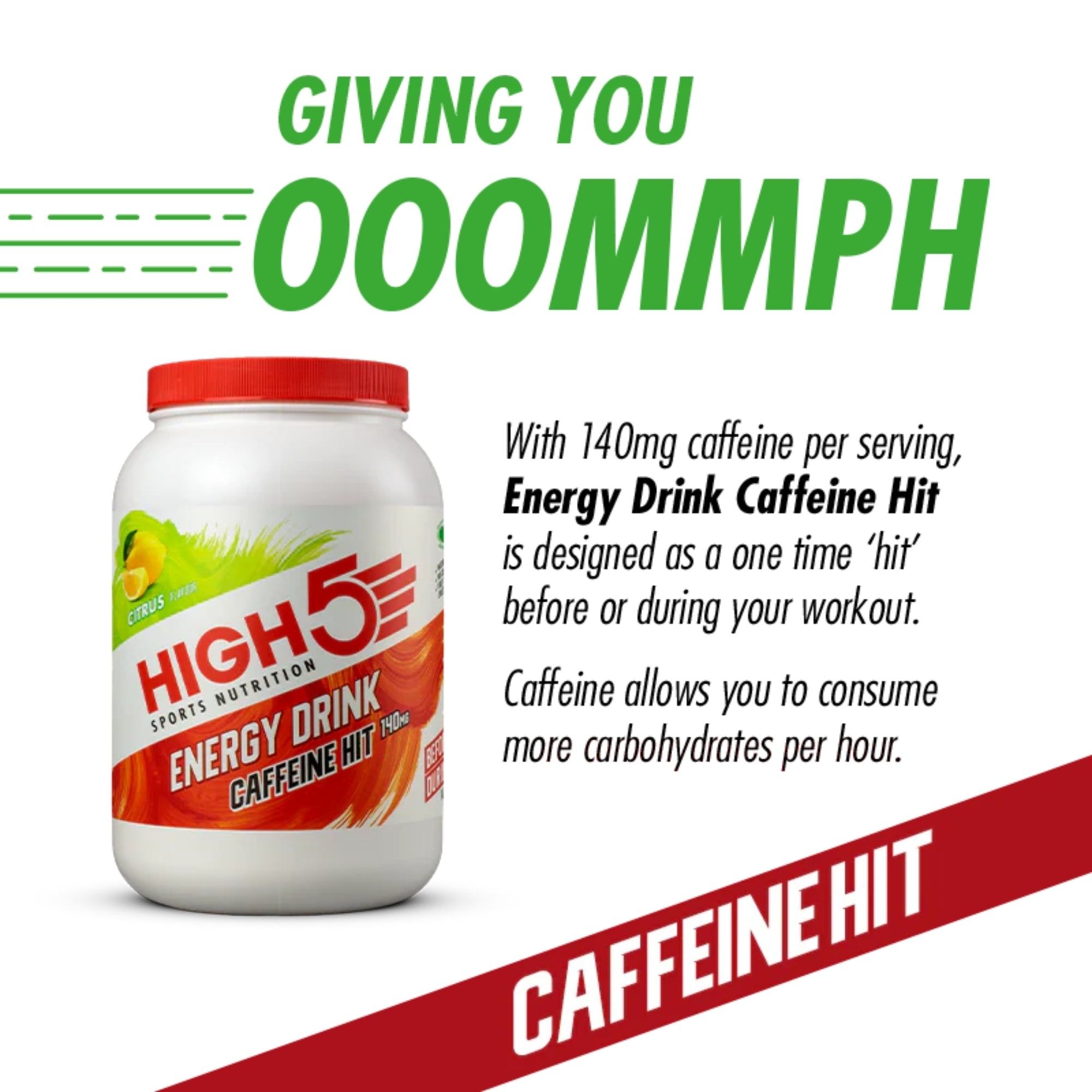 HIGH5 Energy Drink Cafeïne