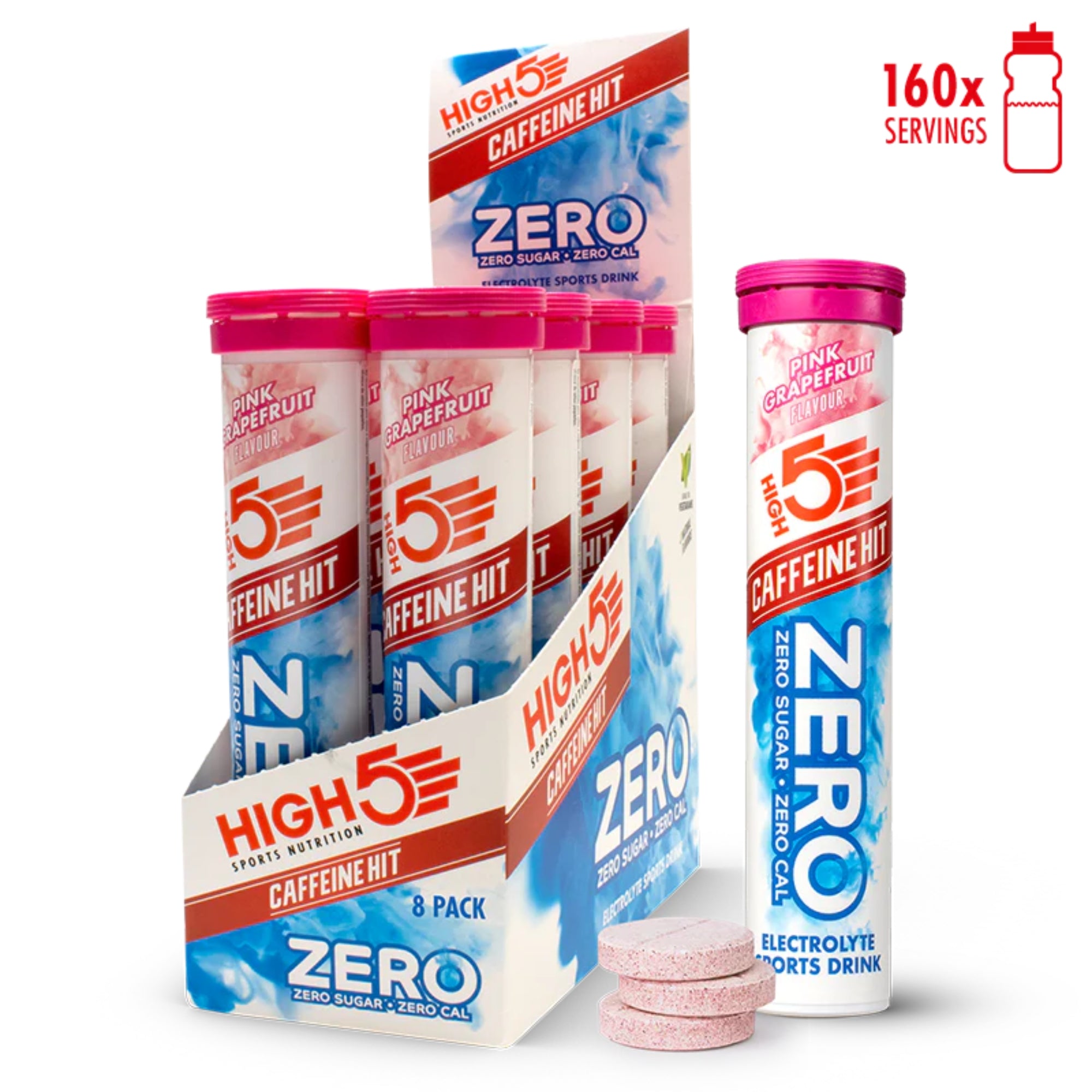 ZERO Cafeïne Hit Elektrolyten bruistabletten | HIGH5