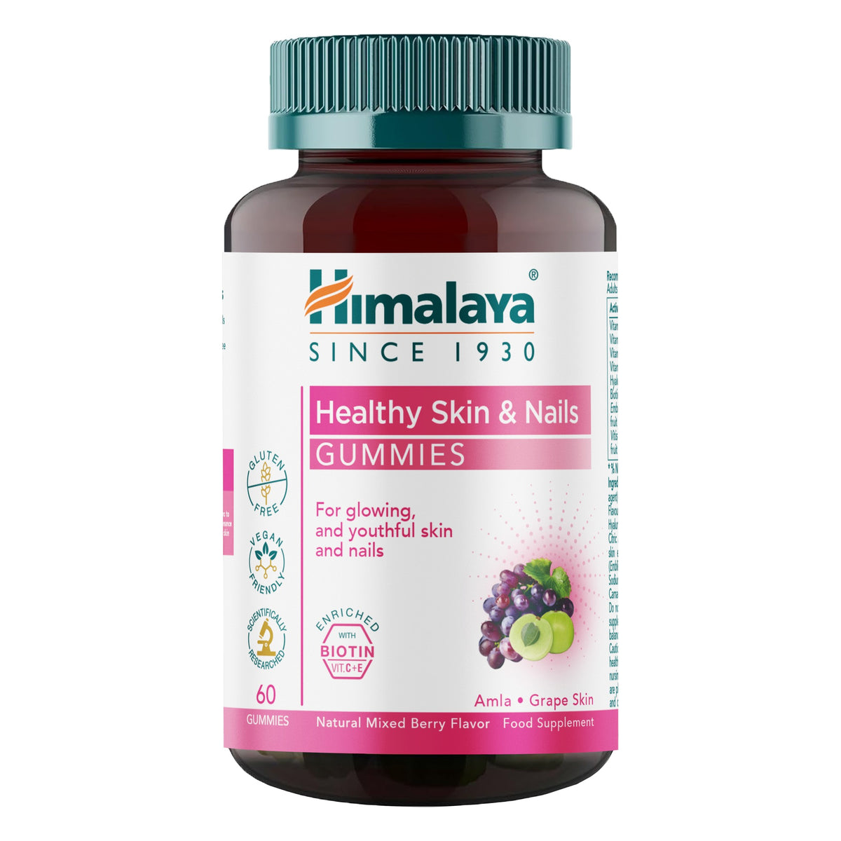 Healthy Skin & Nails Gummies - 60 Gummies - Himalaya