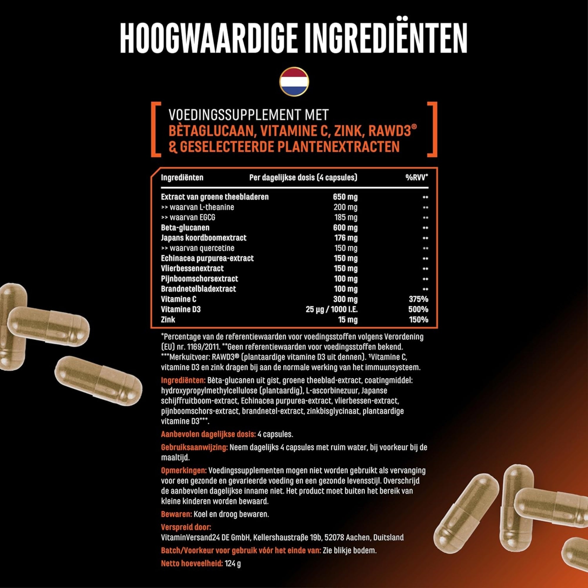 Immunity Essentials (Immuun Ondersteuningsformule) | 180 capsules | German Elite Nutrition