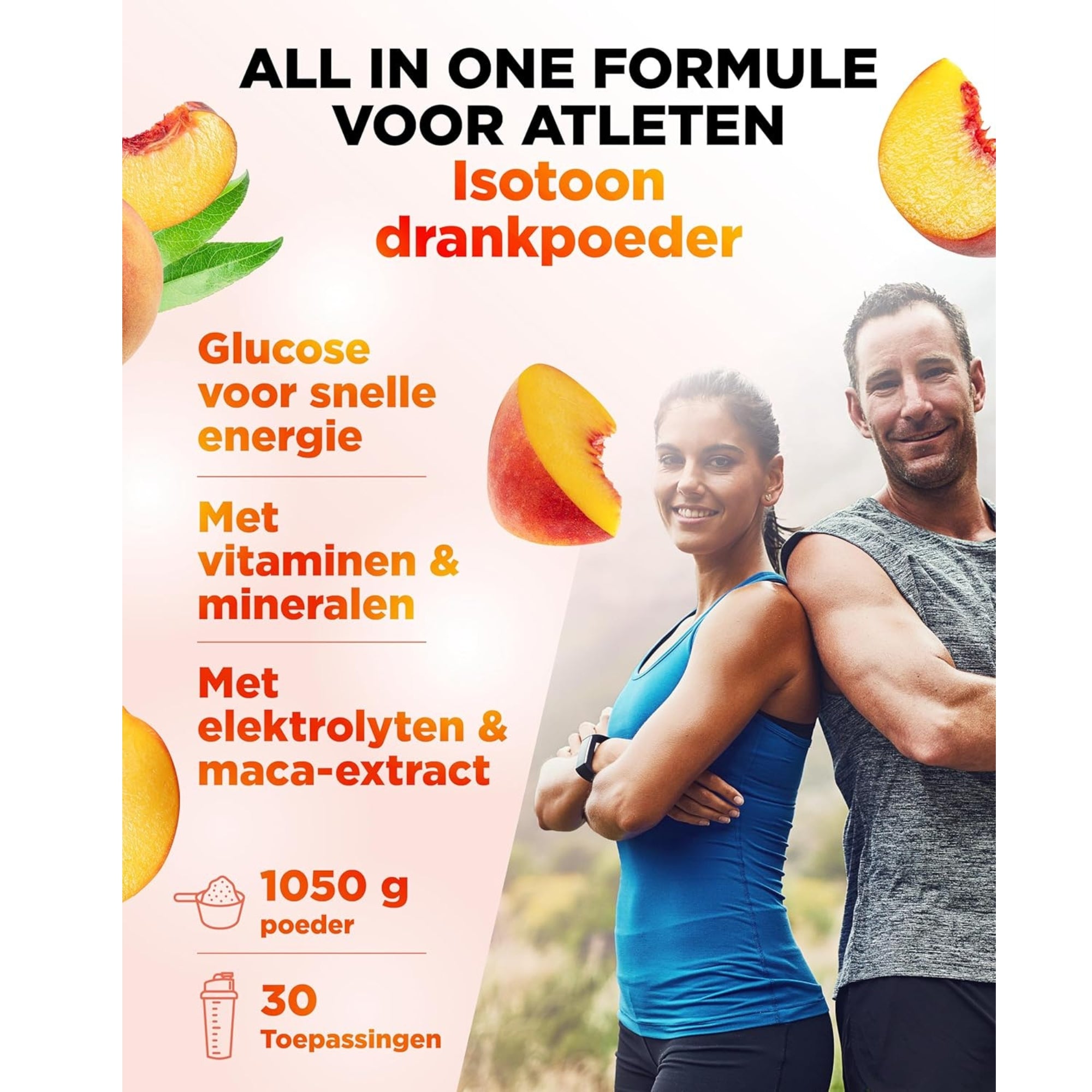 Isotonic Plus Hydration & Recovery Drink (Elektrolytcomplex + B-vitamines) | 1050 g | Vit4ever