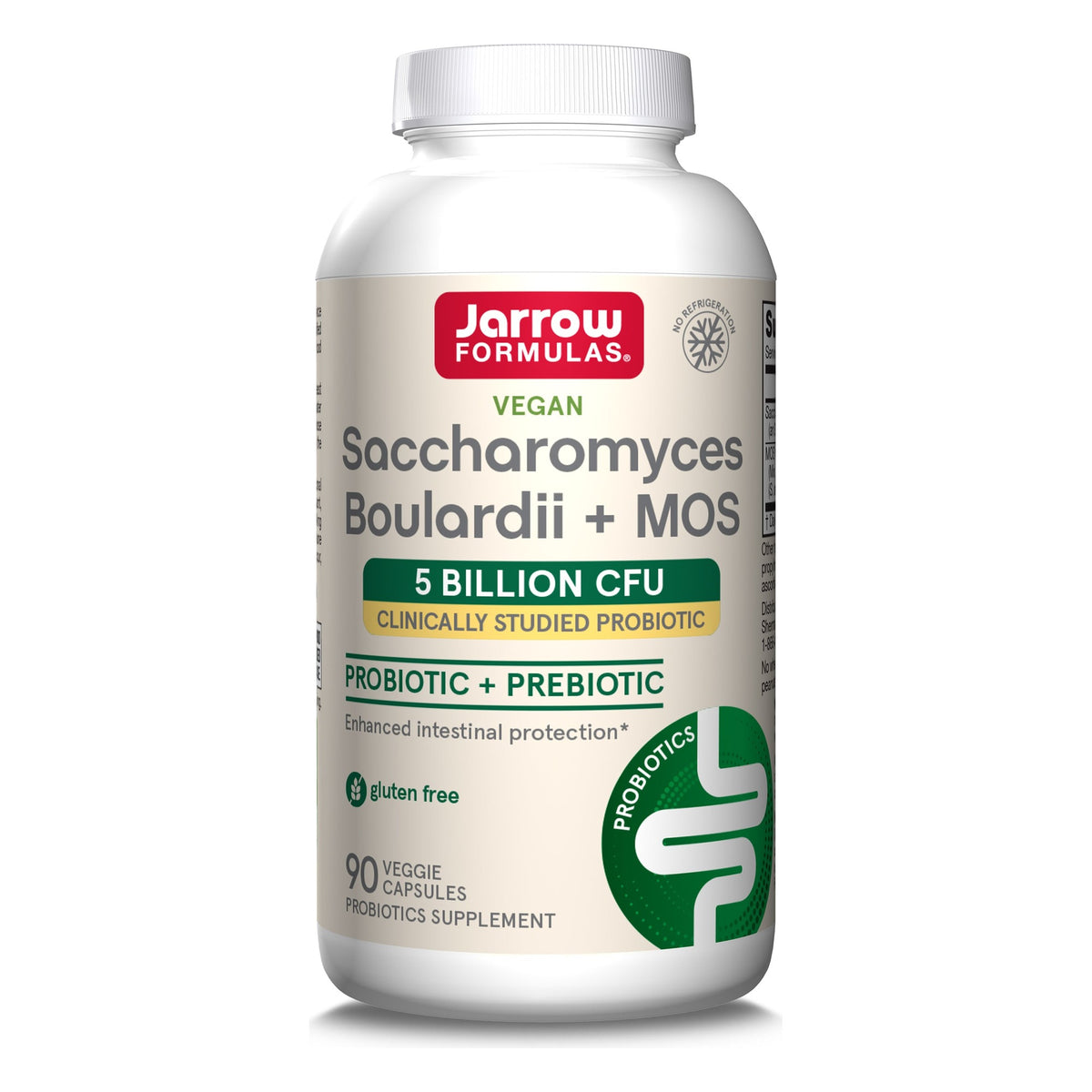 Saccharomyces Boulardii + MOS 5 Miljard KVE - 90 Capsules - Jarrow Formulas