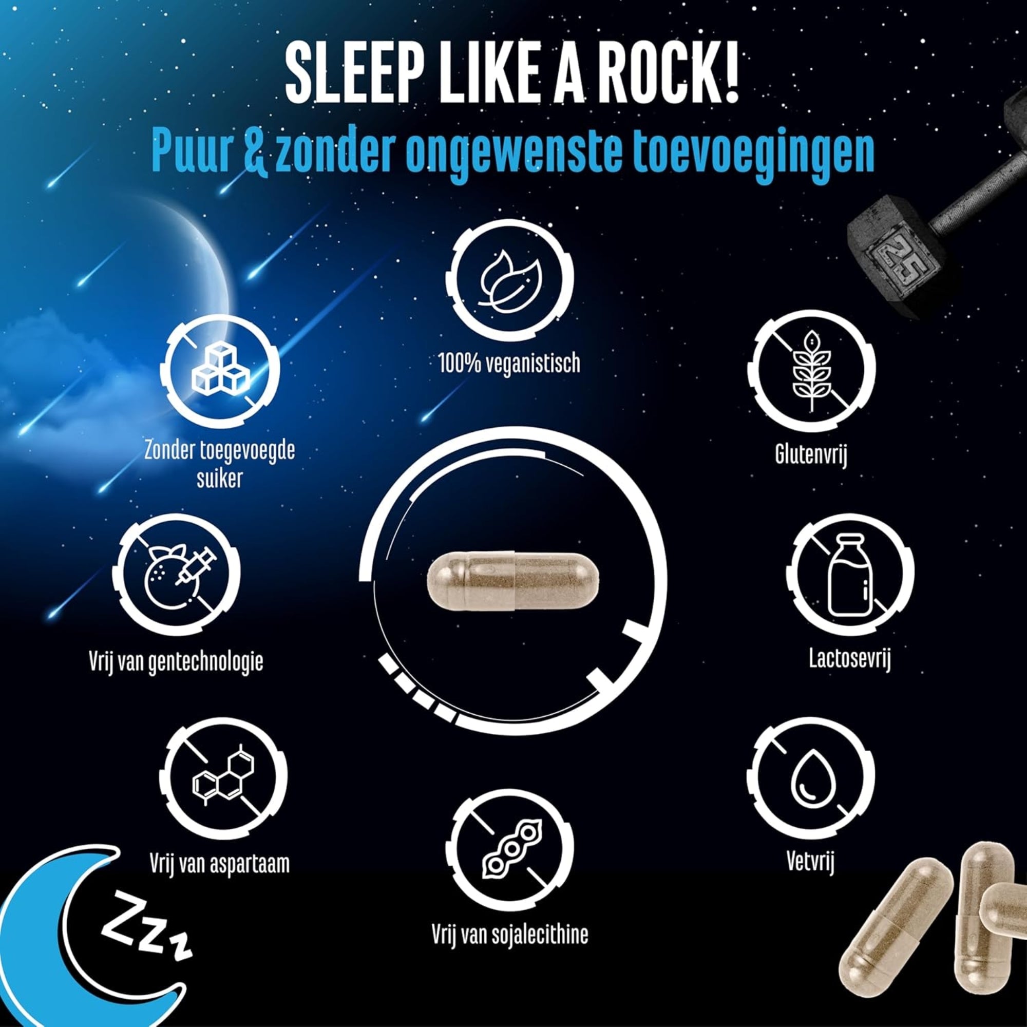 Knockout (Shoden®, Magnesium &amp; Pflanzenextrakte) | 120 Kapseln | German Elite Nutrition