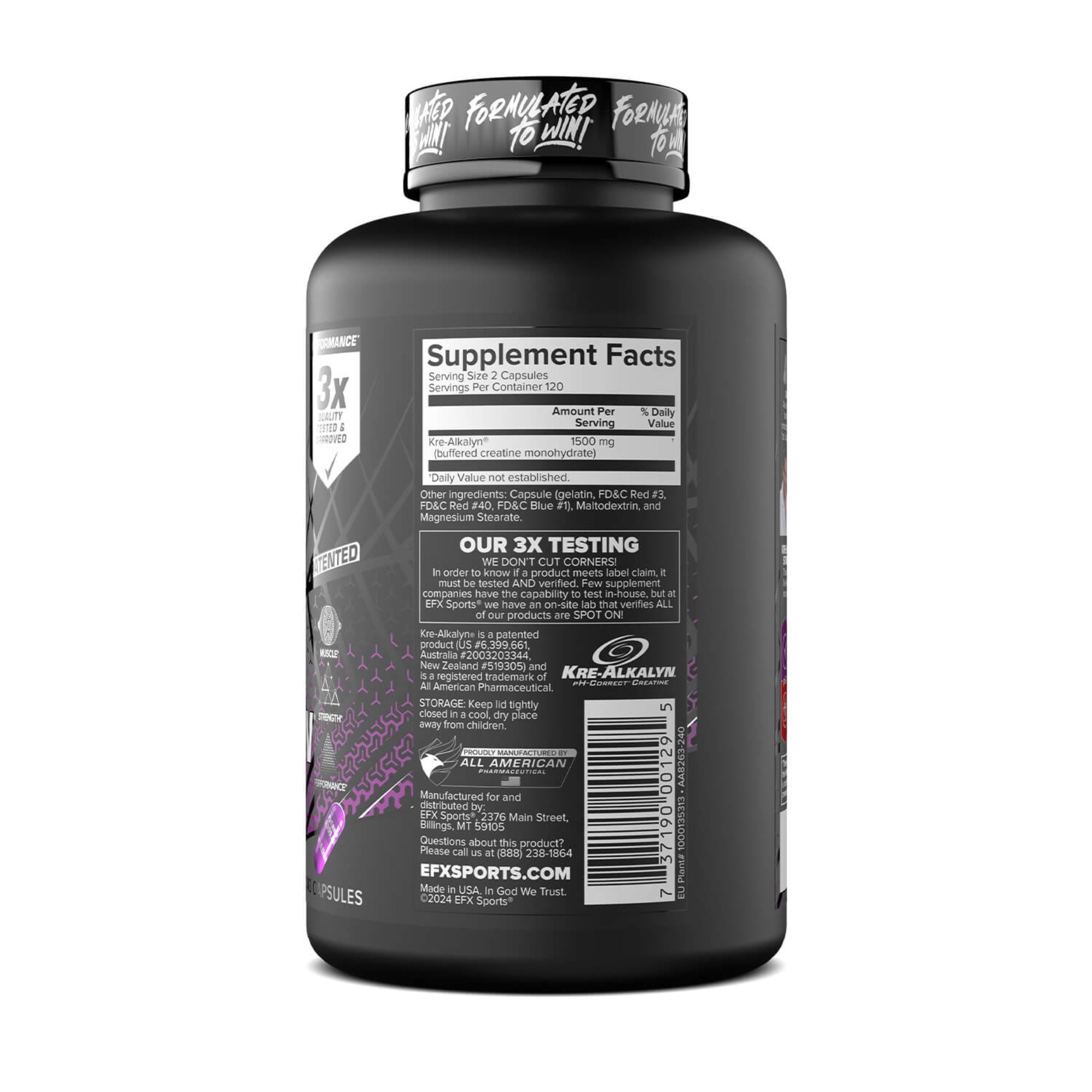 Kre-Alkalyn EFX 1500mg EFX Sports