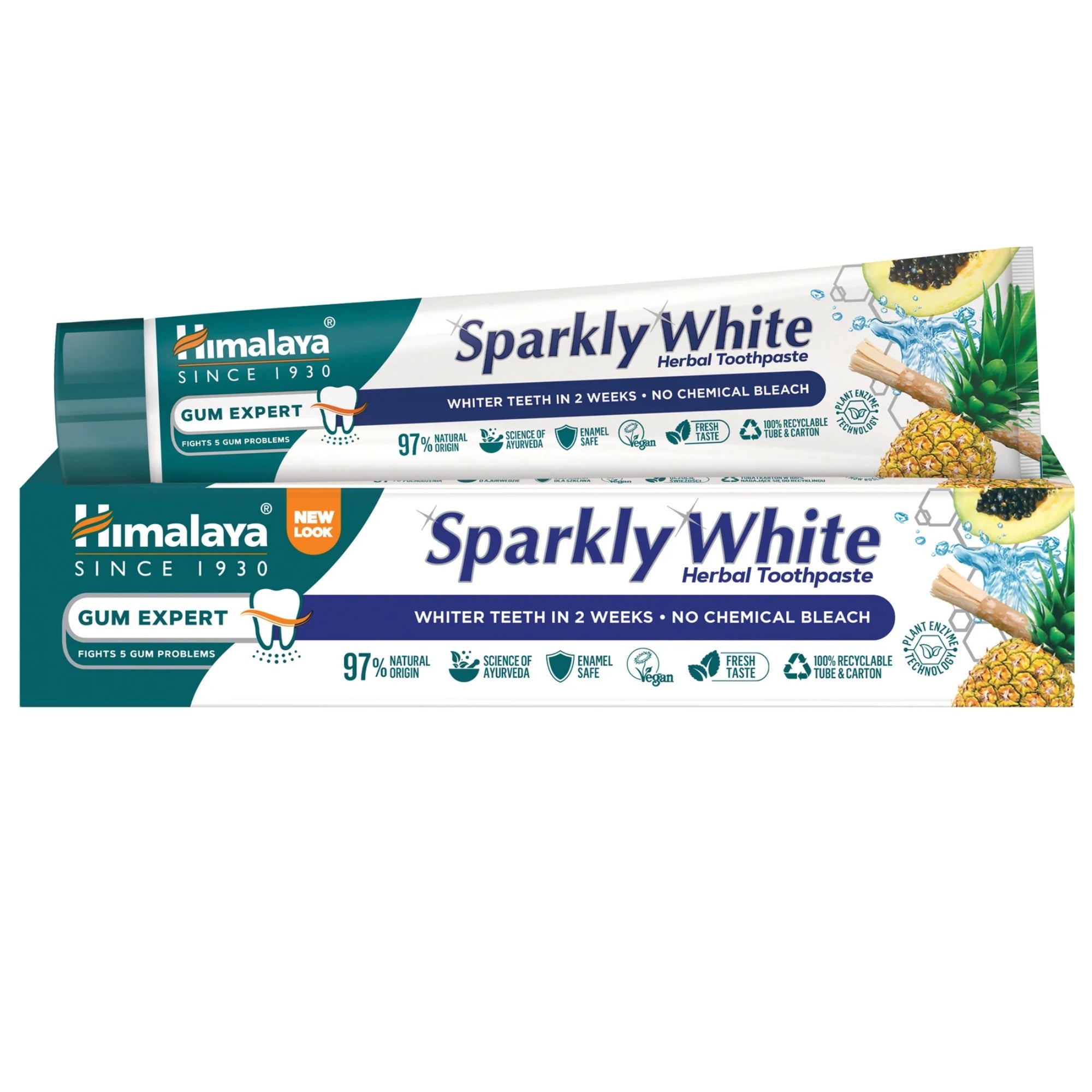Gum Expert Kruidentandpasta Sparkly White | 75ml | Himalaya