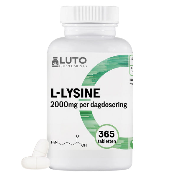L-Lysine 2000mg | 365 tabletten | LUTO Supplements