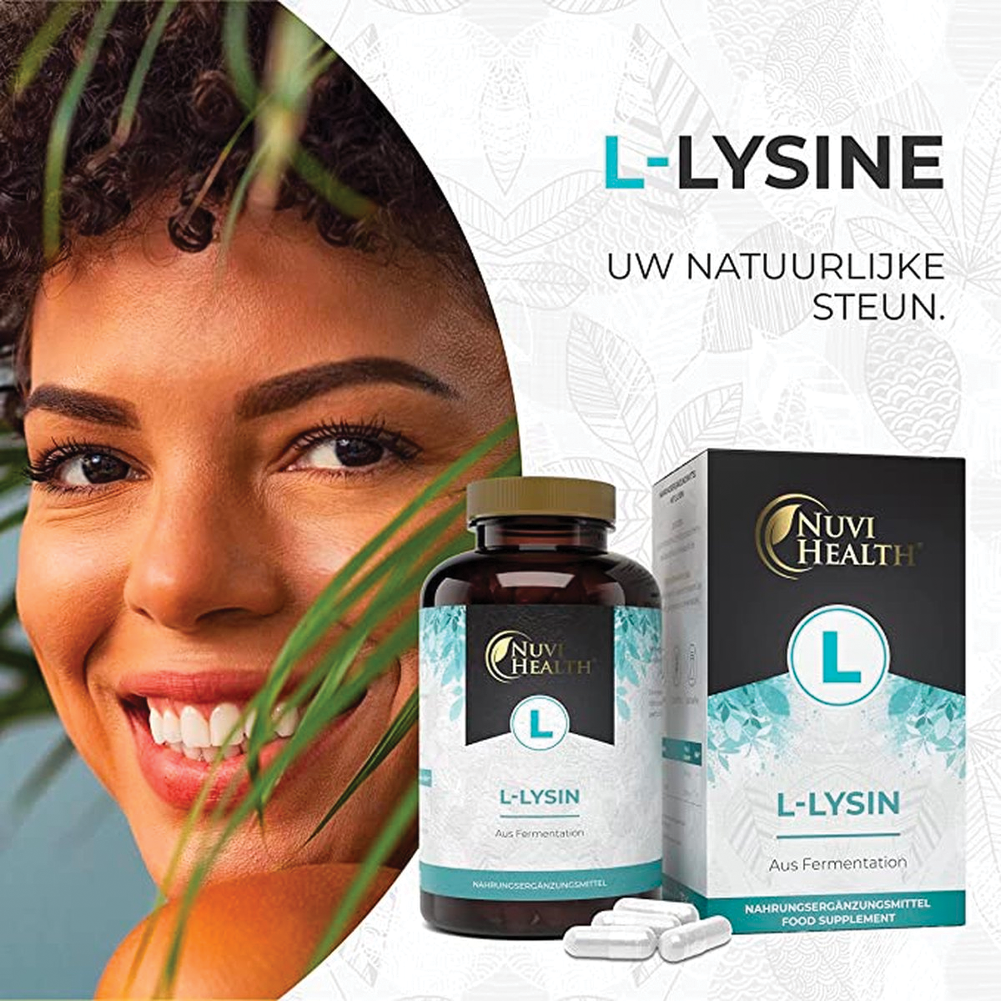 L-Lysine 1500mg | 365 capsules | Nuvi Health