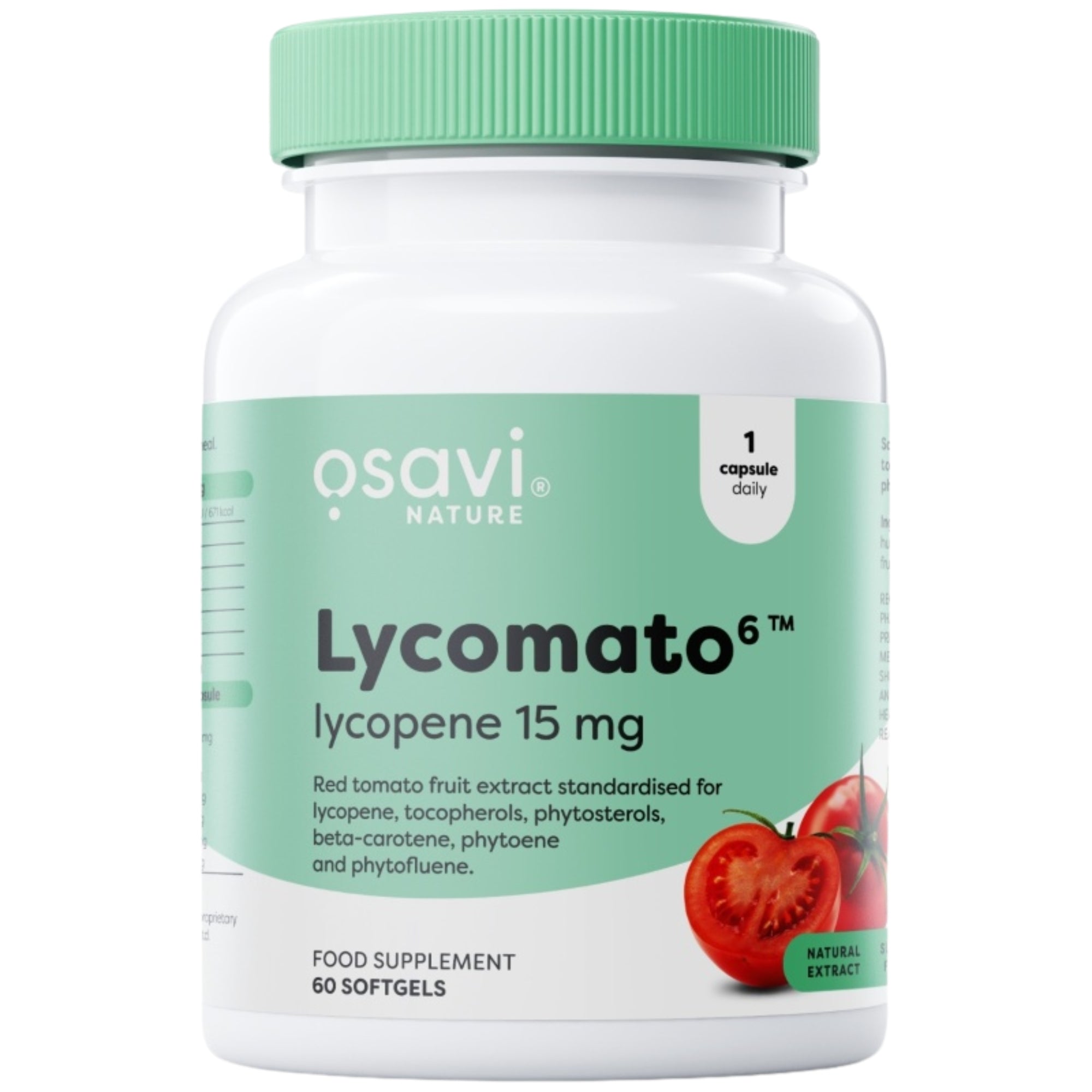 Lycomato6™ Lycopeen 15mg | 60 Softgels | Osavi