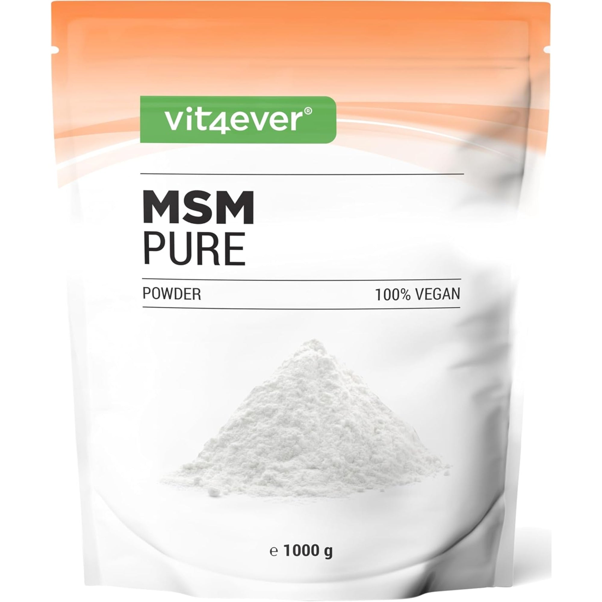 MSM-poeder | Methylsulfonylmethaam | 1 kg | 99,9% zuiver | Vit4ever