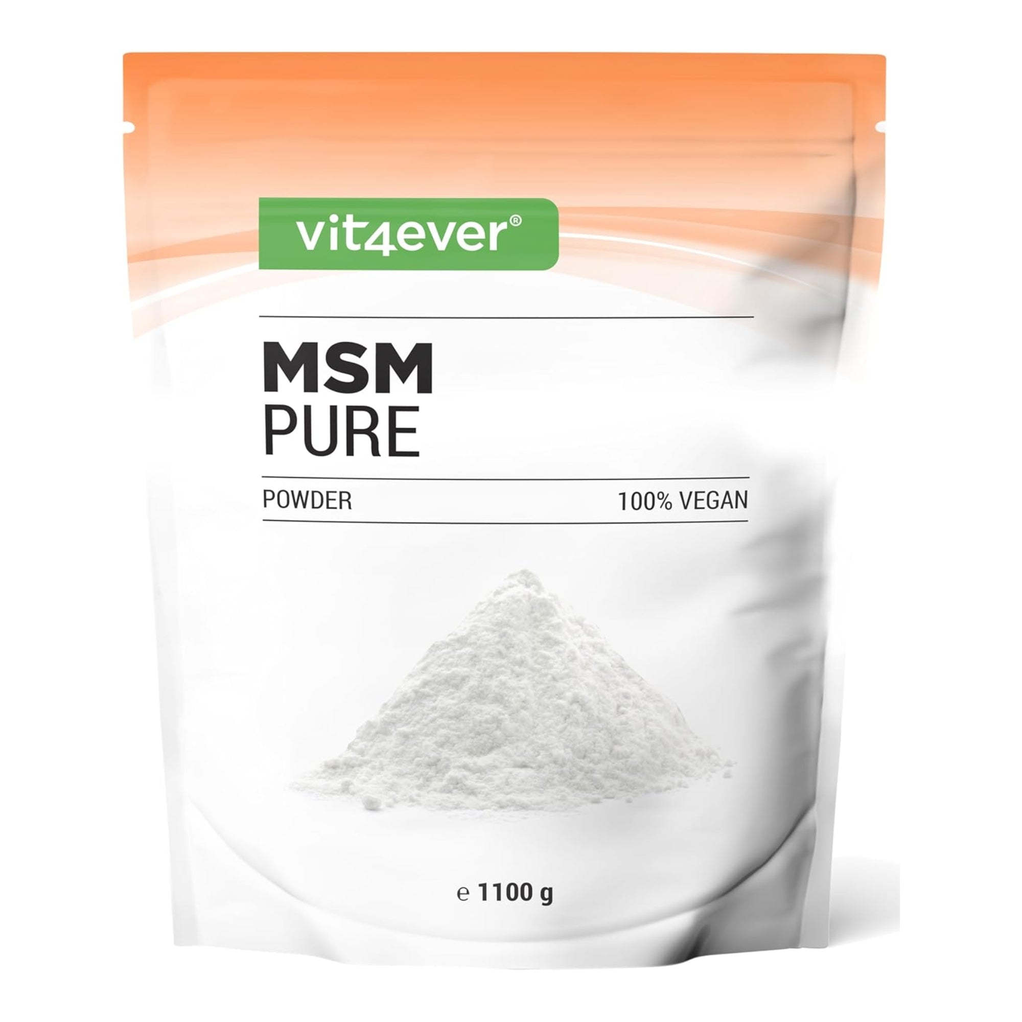 MSM-poeder | Methylsulfonylmethaam | 1,1 kg | 99,9% zuiver | Vit4ever