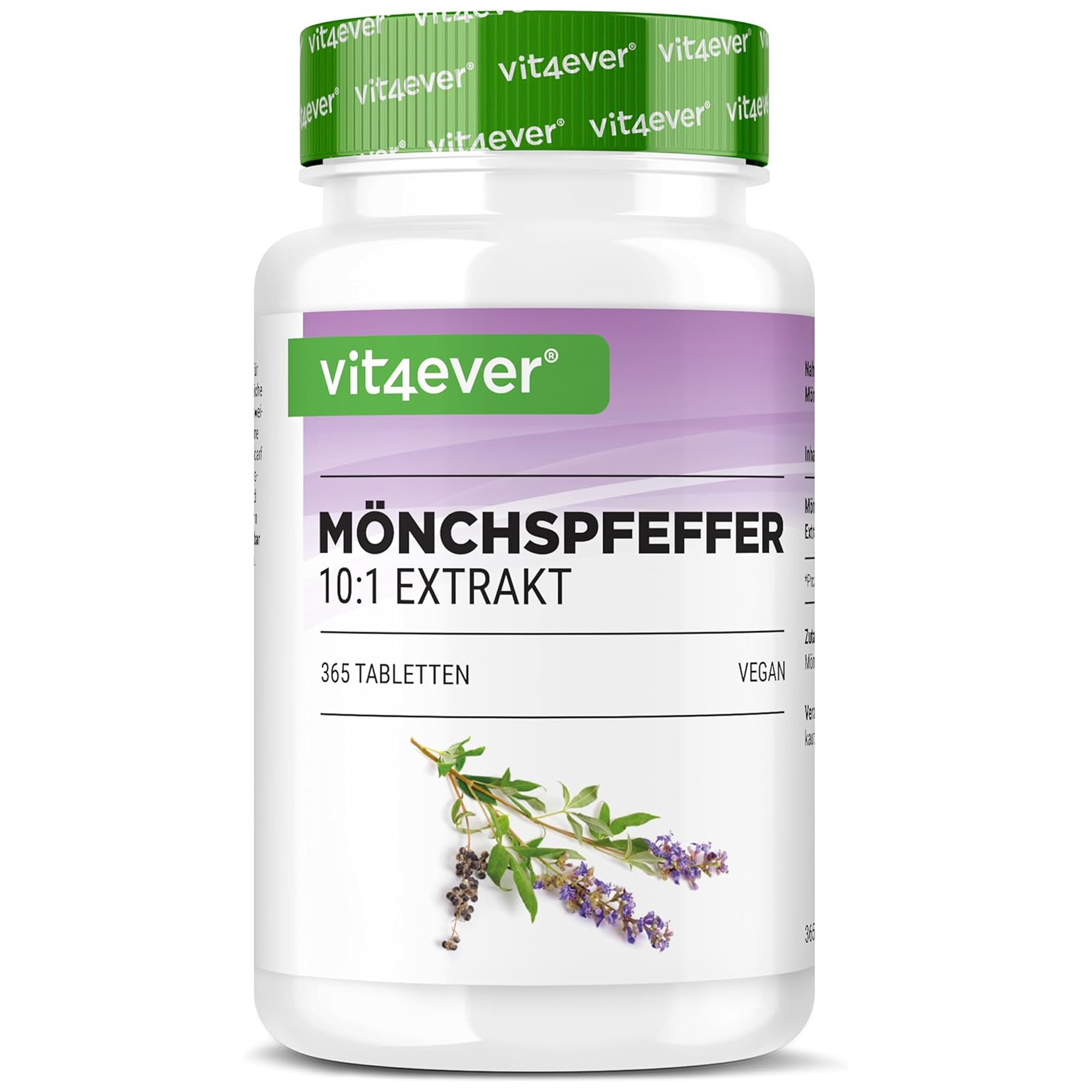Monnikspeper extract | 365 tabletten | Vit4ever