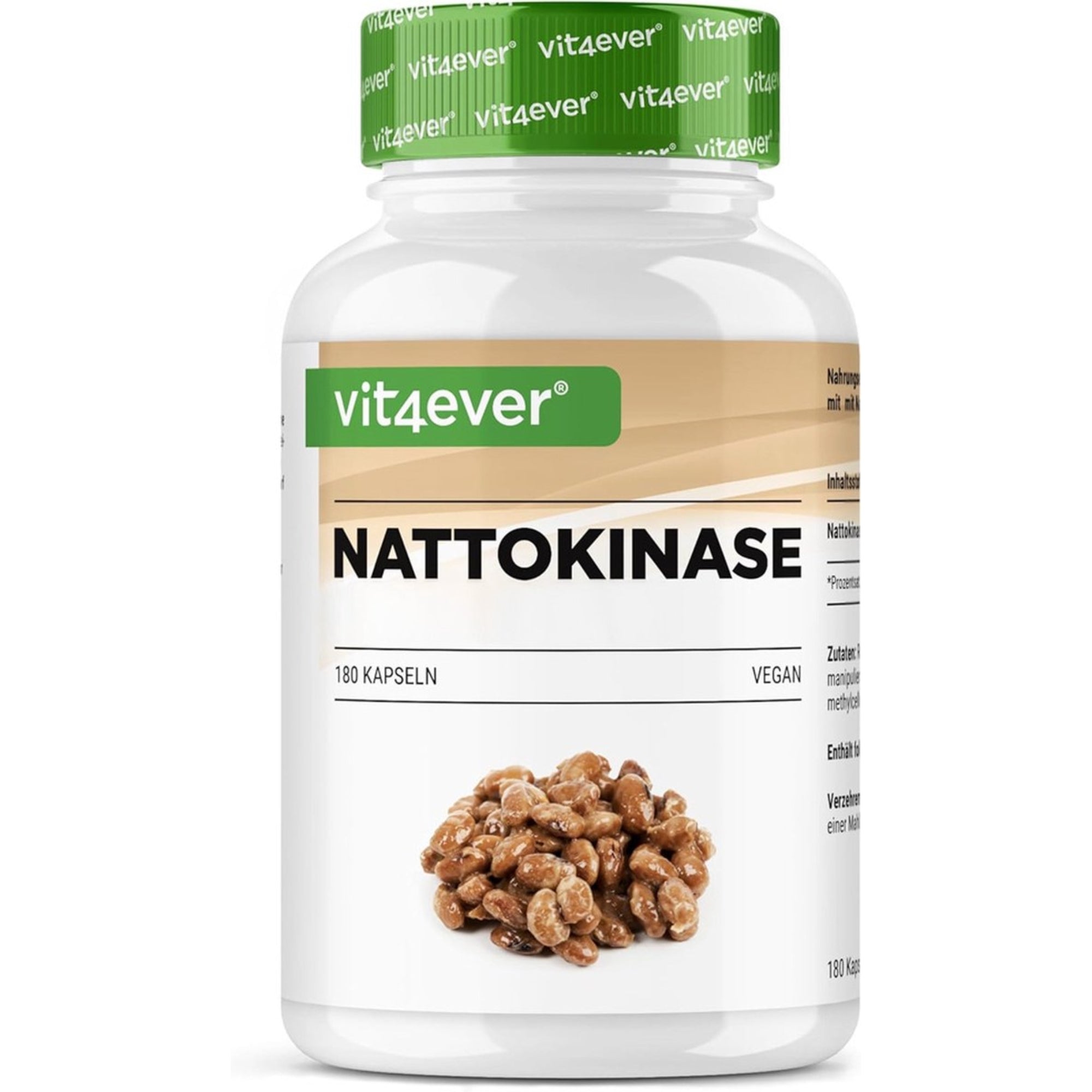 Nattokinase 100 mg (20.000 FU/g) | Vit4ever