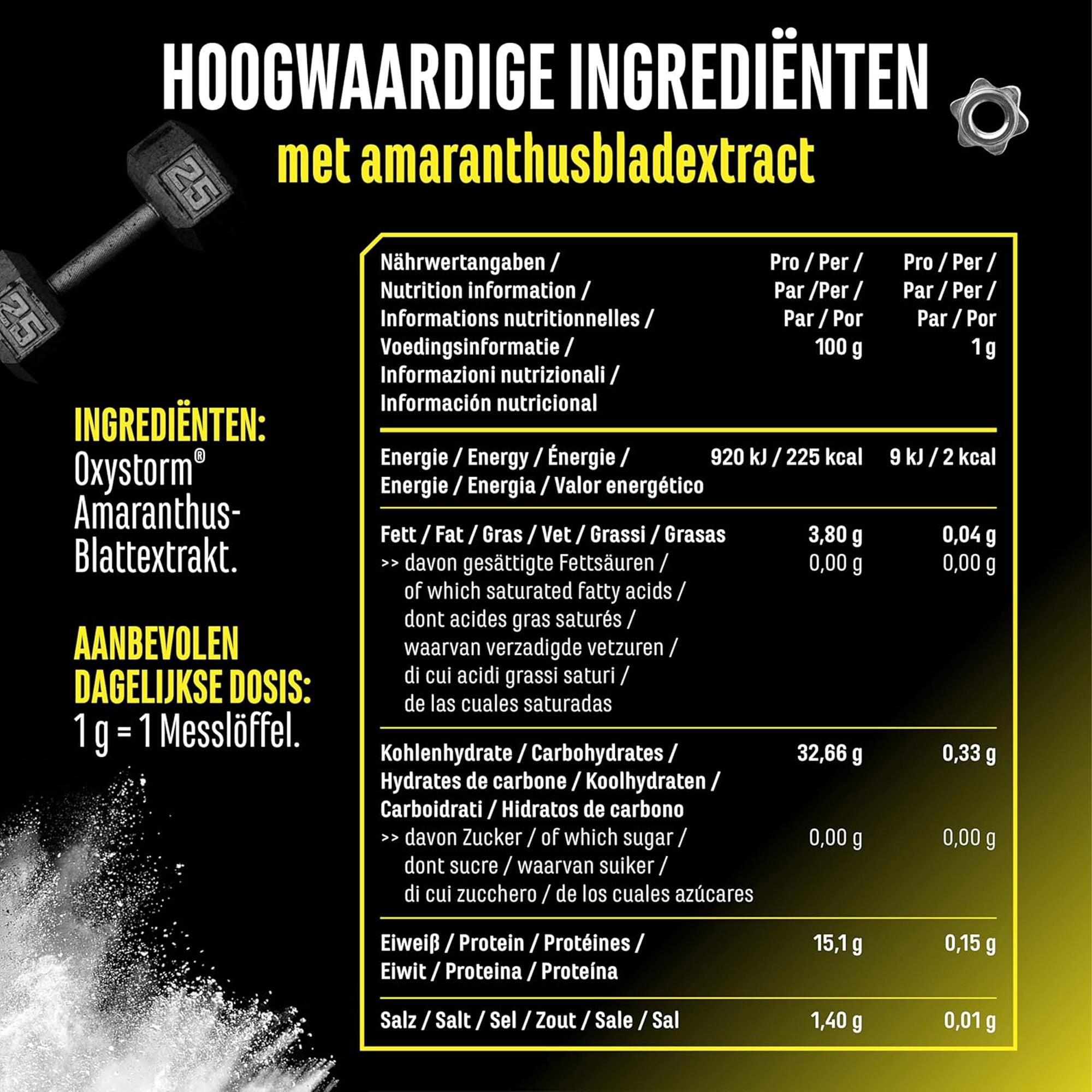 OxyStorm® (Amaranthblattextrakt mit Nitrat) | 75 g | German Elite Nutrition