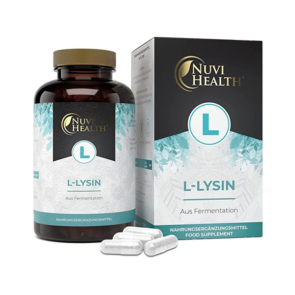 L-Lysine 1500mg | 365 capsules | Nuvi Health
