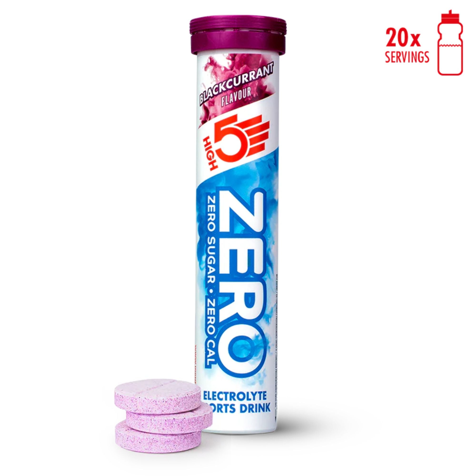 HIGH5 ZERO Blackcurrant | elektrolyten bruistabletten