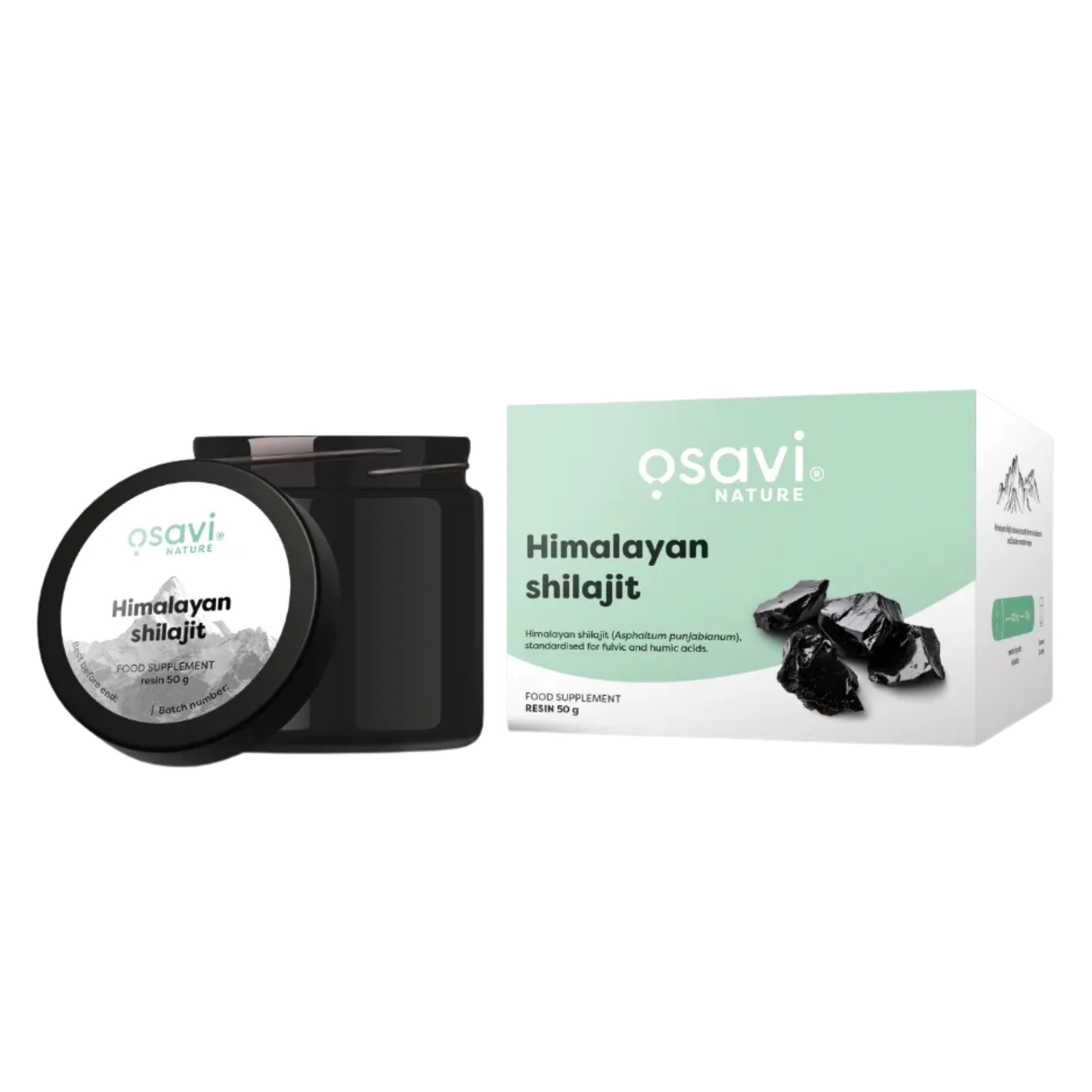 Himalaya Shilajit (Asphaltum punjabianum) 500mg | 25g | Osavi