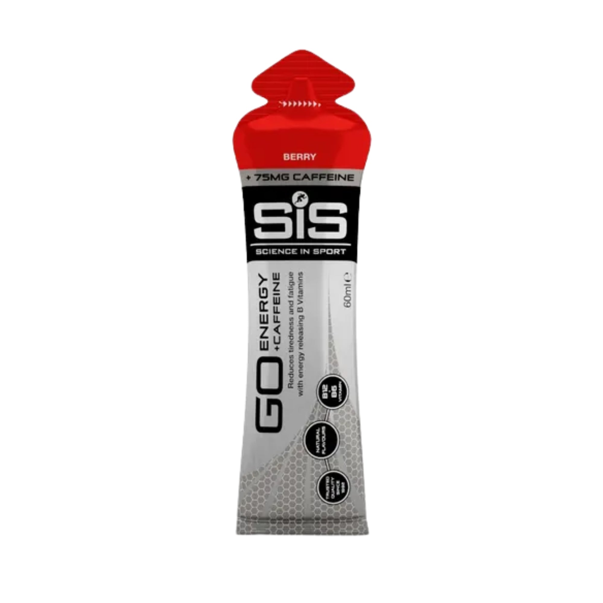 SiS Go Isotonic Energygel + Cafeïne - Berry - 1 x 60ml