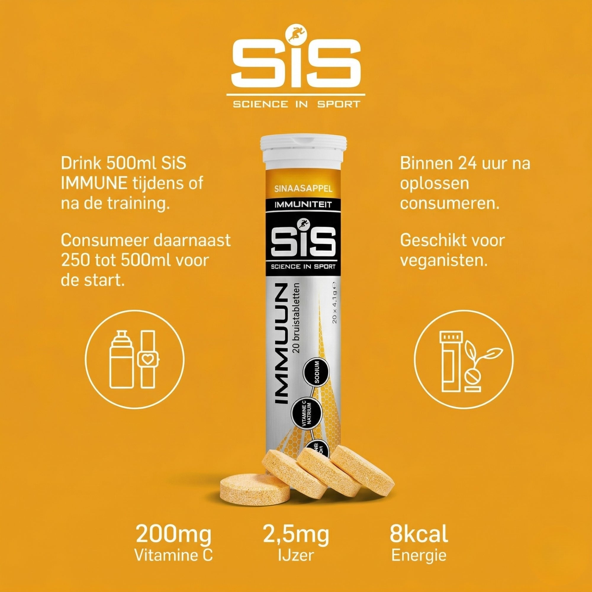 SiS Go Immune Tabletten | Orange