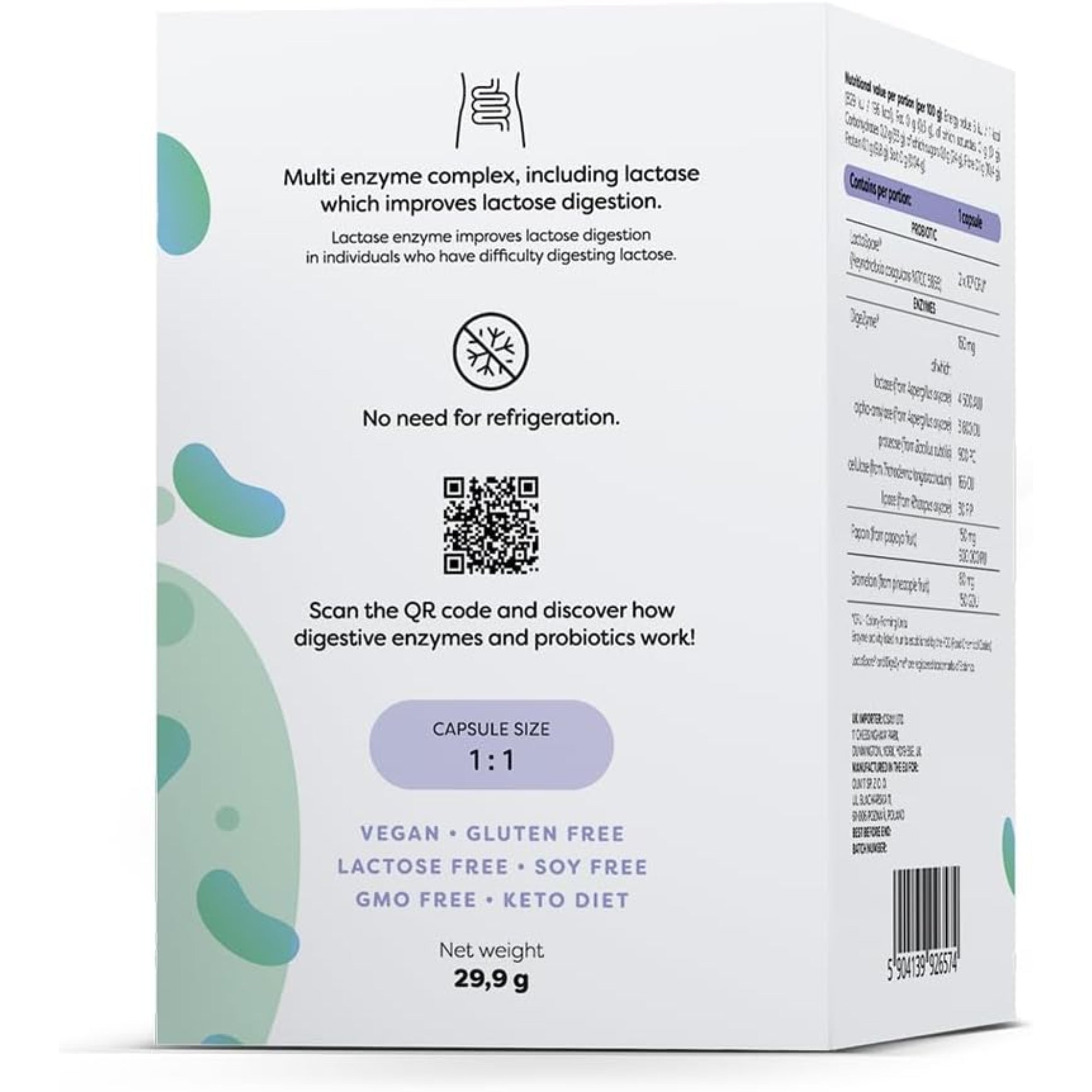 Spijsverteringsenzymen + Probioticum | 120 Capsules | Osavi