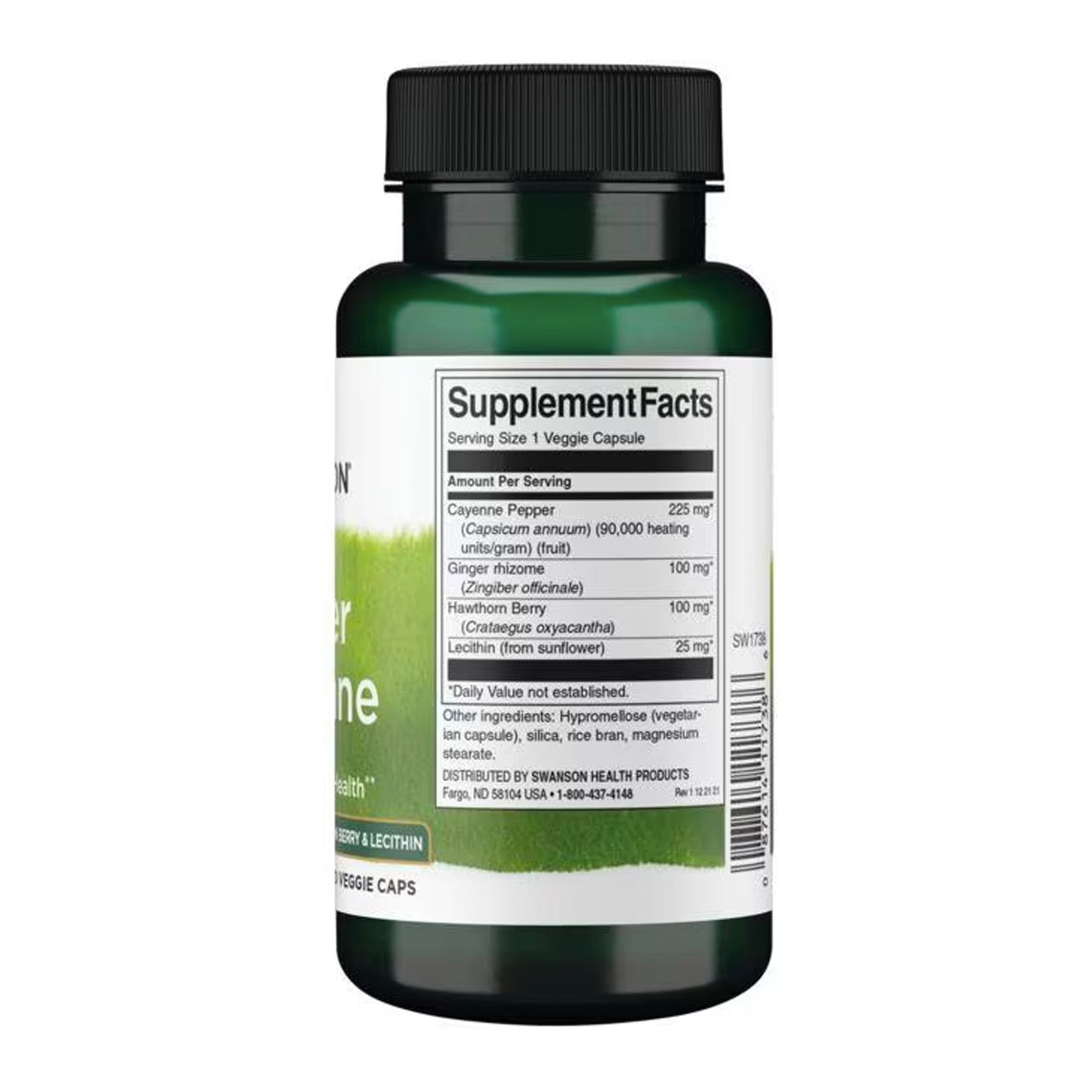 ingredietnen lijst swanson super cayenne 