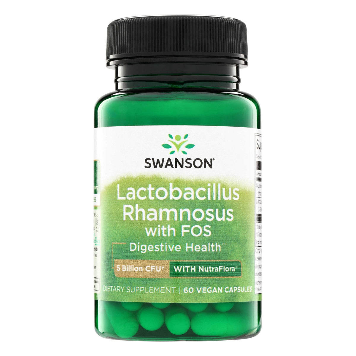 Lactobacillus Rhamnosus met FOS 5 miljard CFU - 60 capsules - Swanson