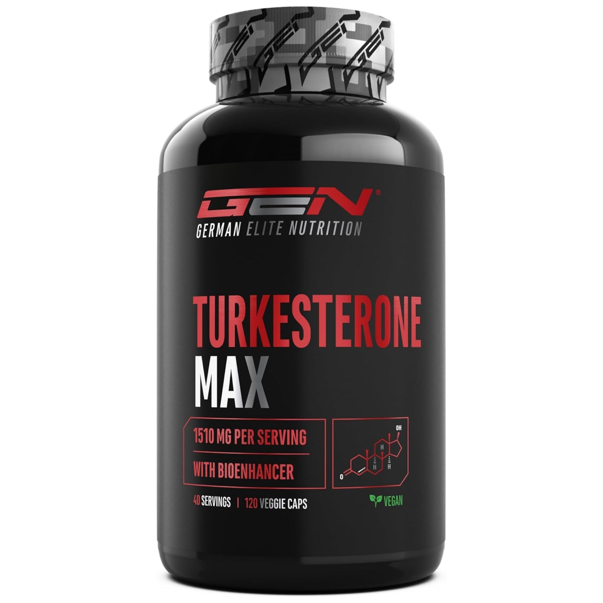 Turkesteron Max (Ajuga Turkestanica Extract) 1510mg | 120 Capsules | German Elite Nutrition
