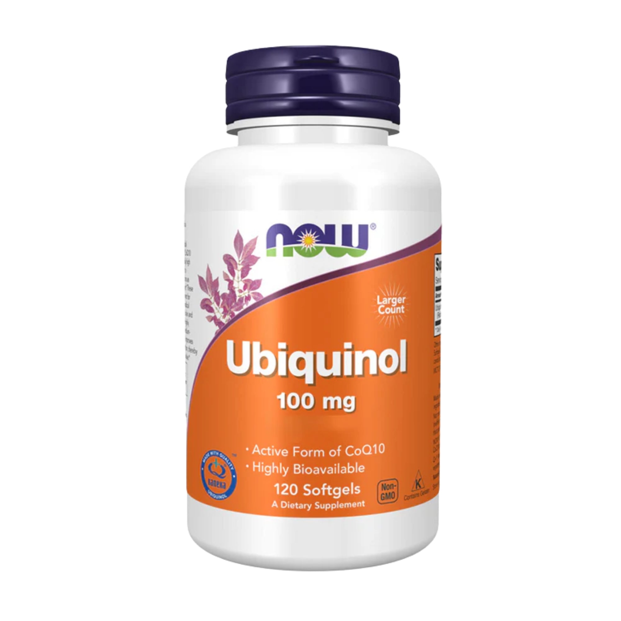Ubiquinol | 100mg per softgel | 120 softgels | NOW Foods