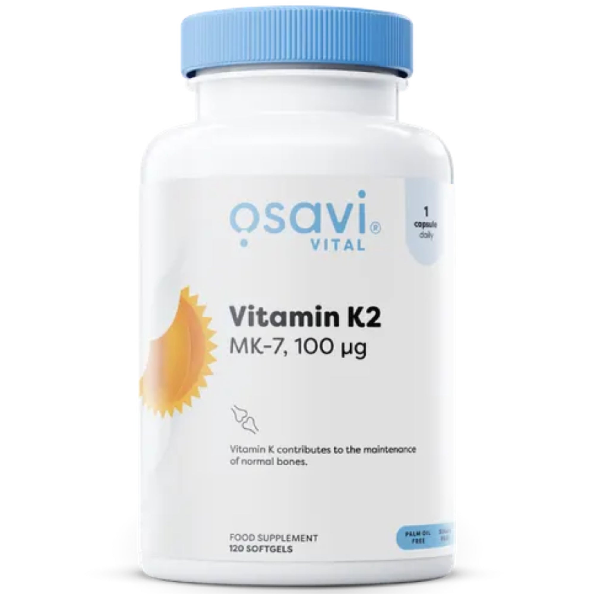 Vitamine K2 MK-7 100mcg | 120 Softgels | Osavi