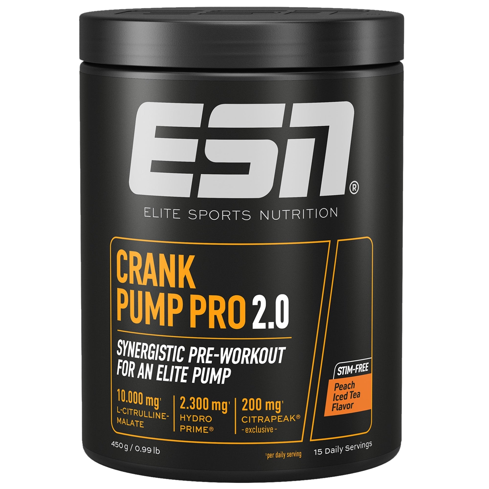 ESN Crank Pump Pro 2.0 Peach Iced Tea 450g