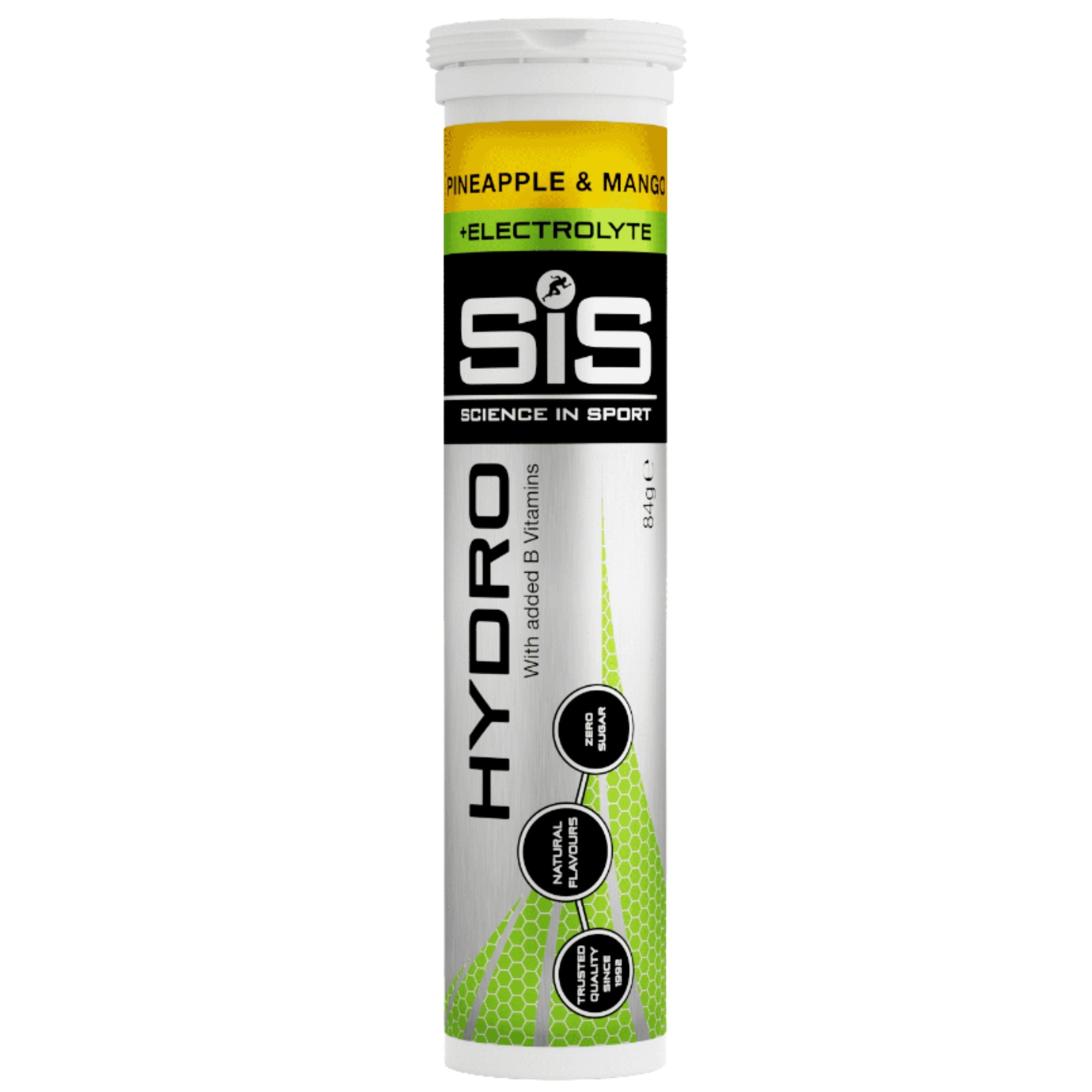 #Inhoud_1_stuk SiS Hydro Tablets Pineapple & Mango tube - 20 bruistabletten met natrium kalium calcium en magnesium