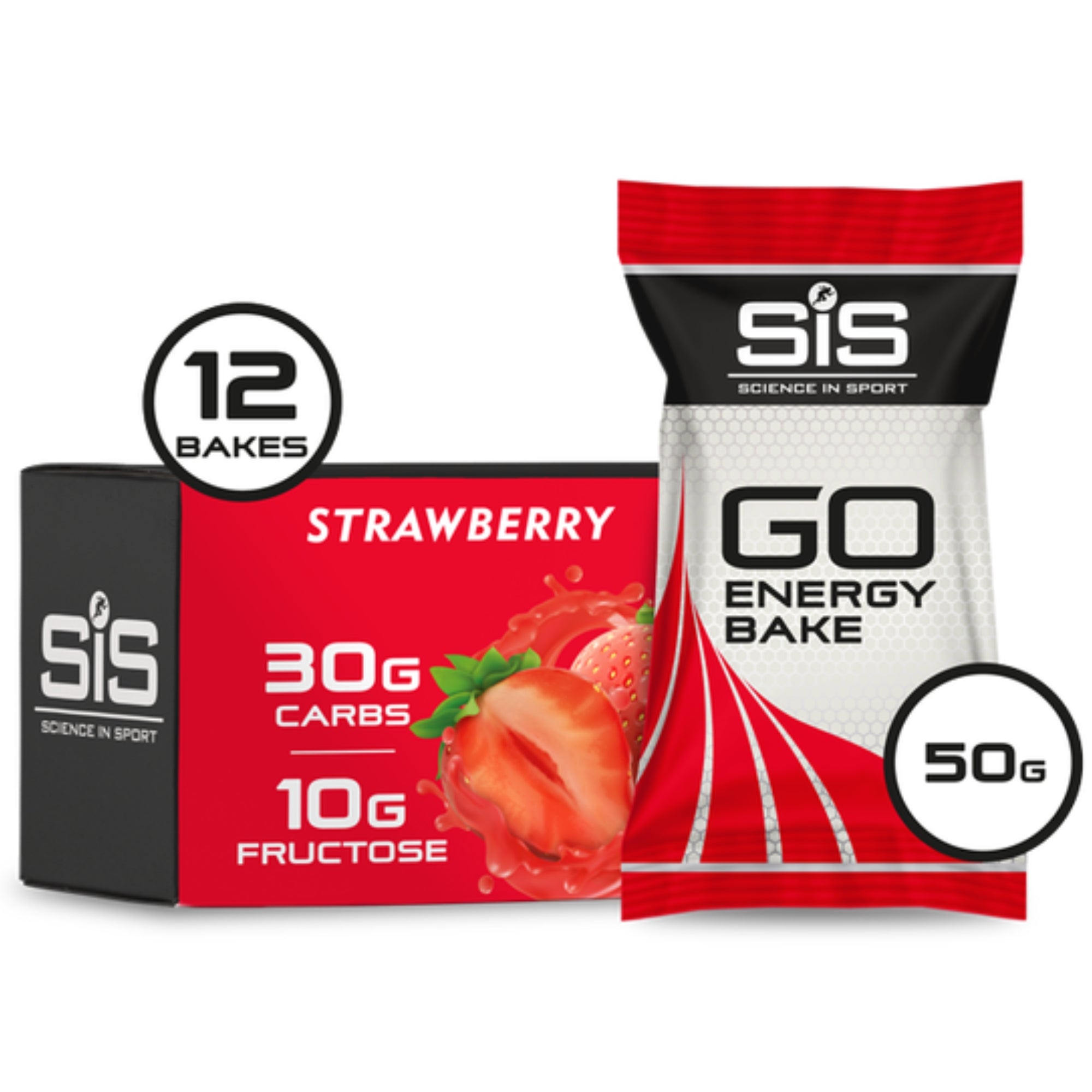 SIS Go Energy Bake | 12-pack | Strawberry