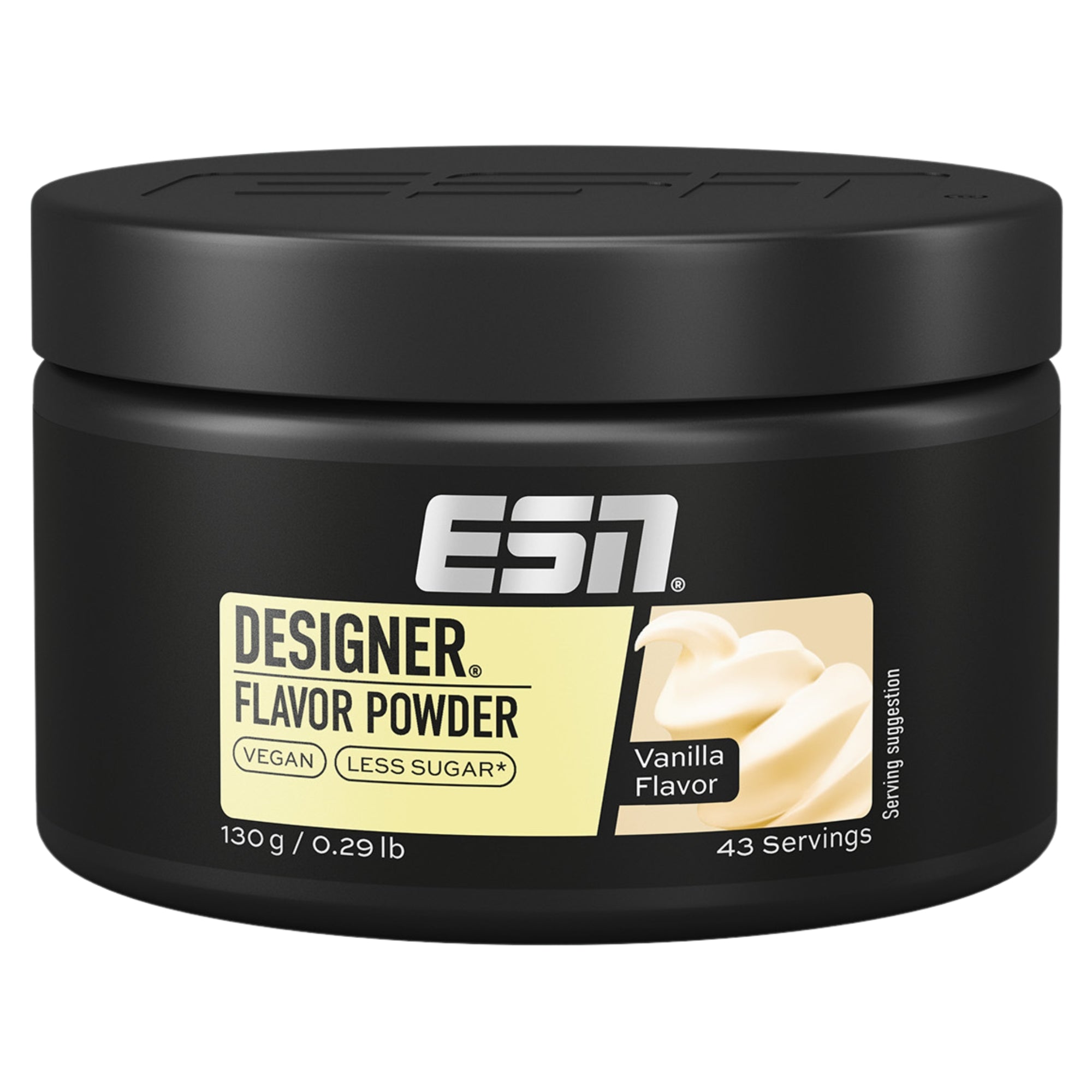 ESN Designer Flavor Powder Vanilla | 130g | 43 Porties | Vegan