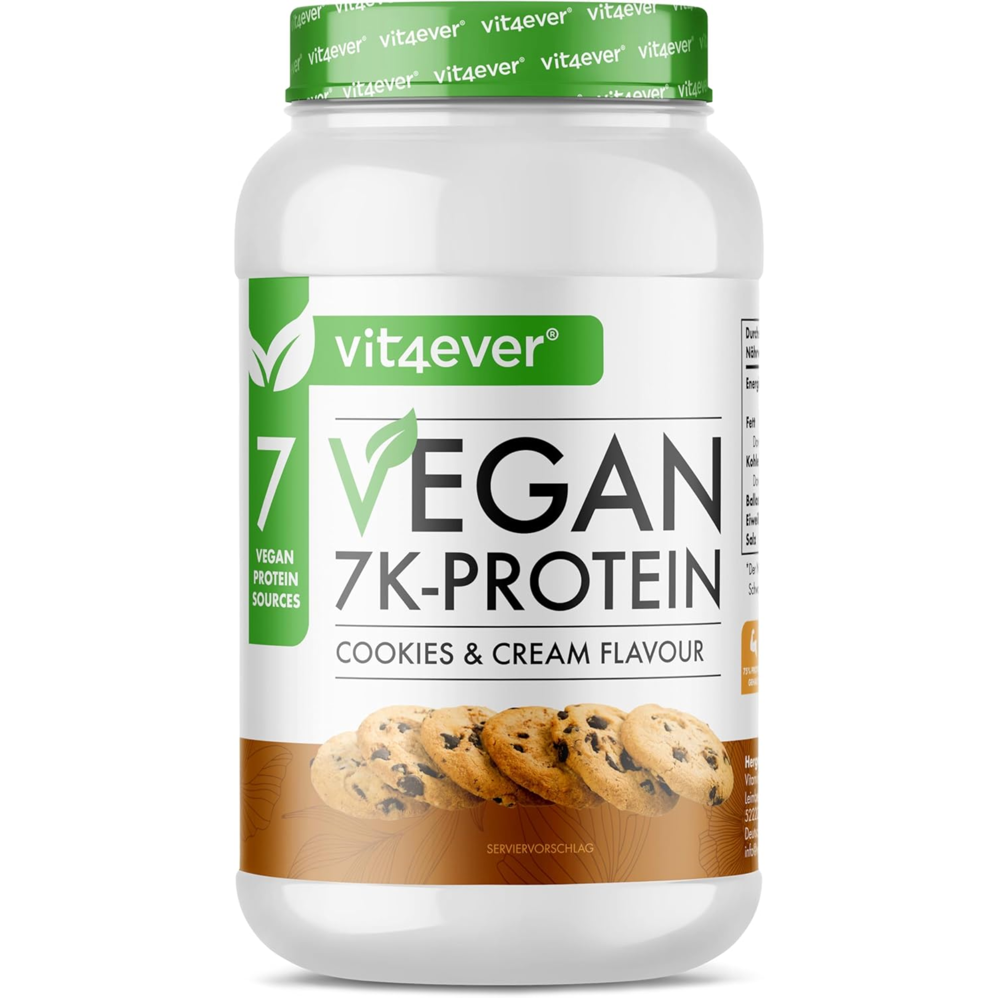 Veganes Proteinpulver 7K | 1KG | Vit4ever