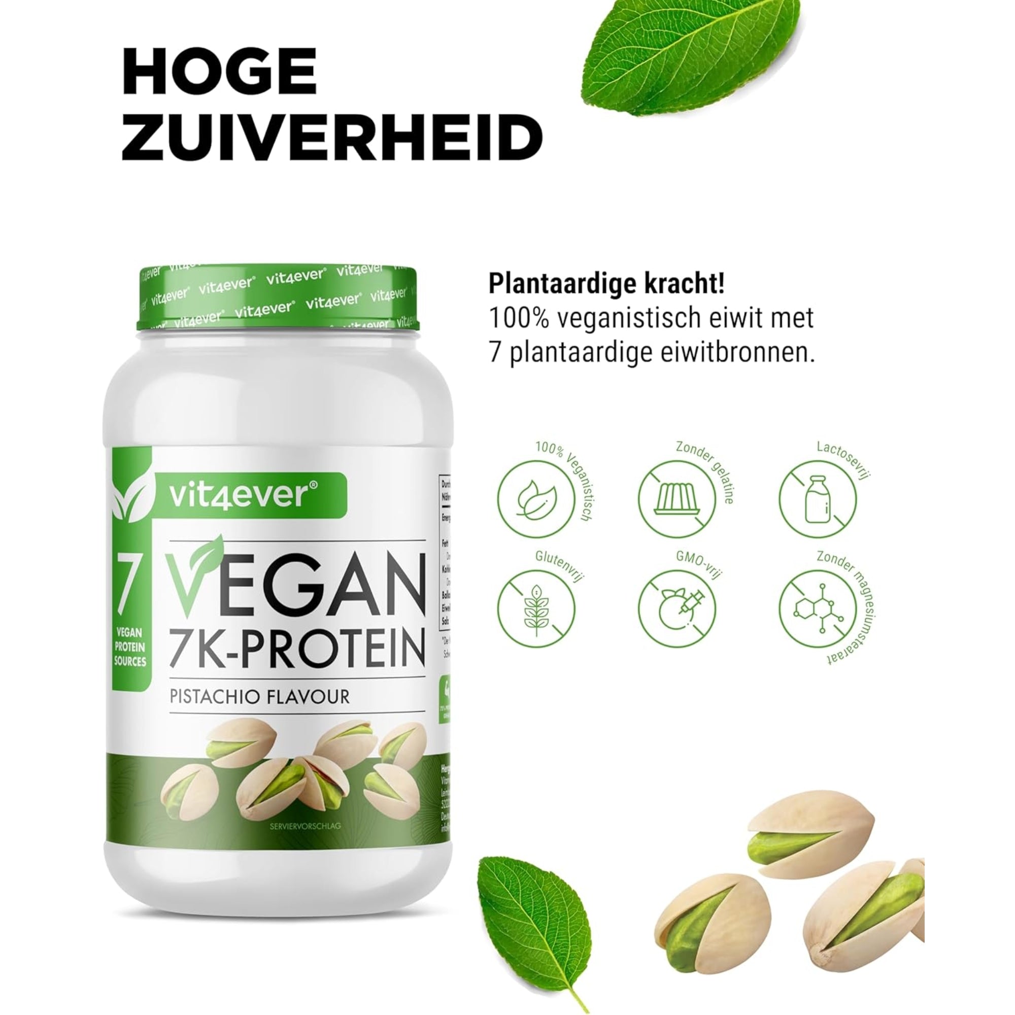 Veganes Proteinpulver 7K | 1KG | Vit4ever