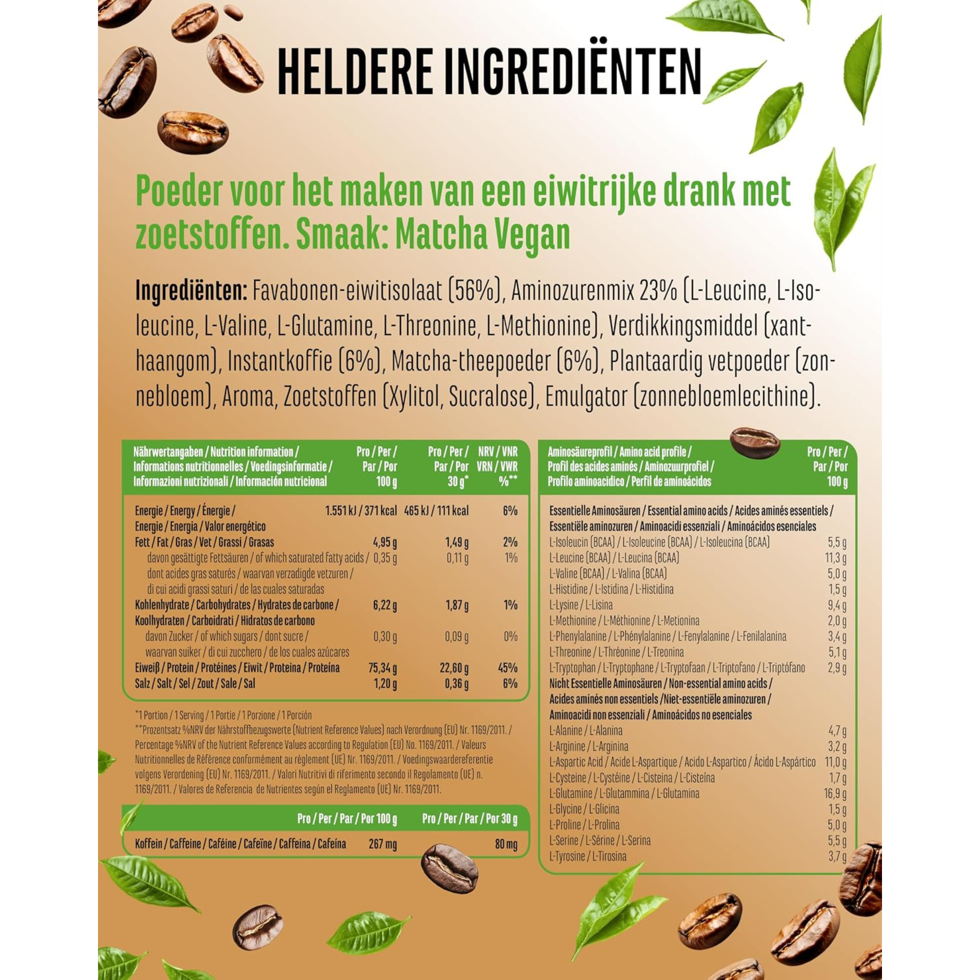 Vegan Barista Whey Matcha - 908g | Vit4ever
