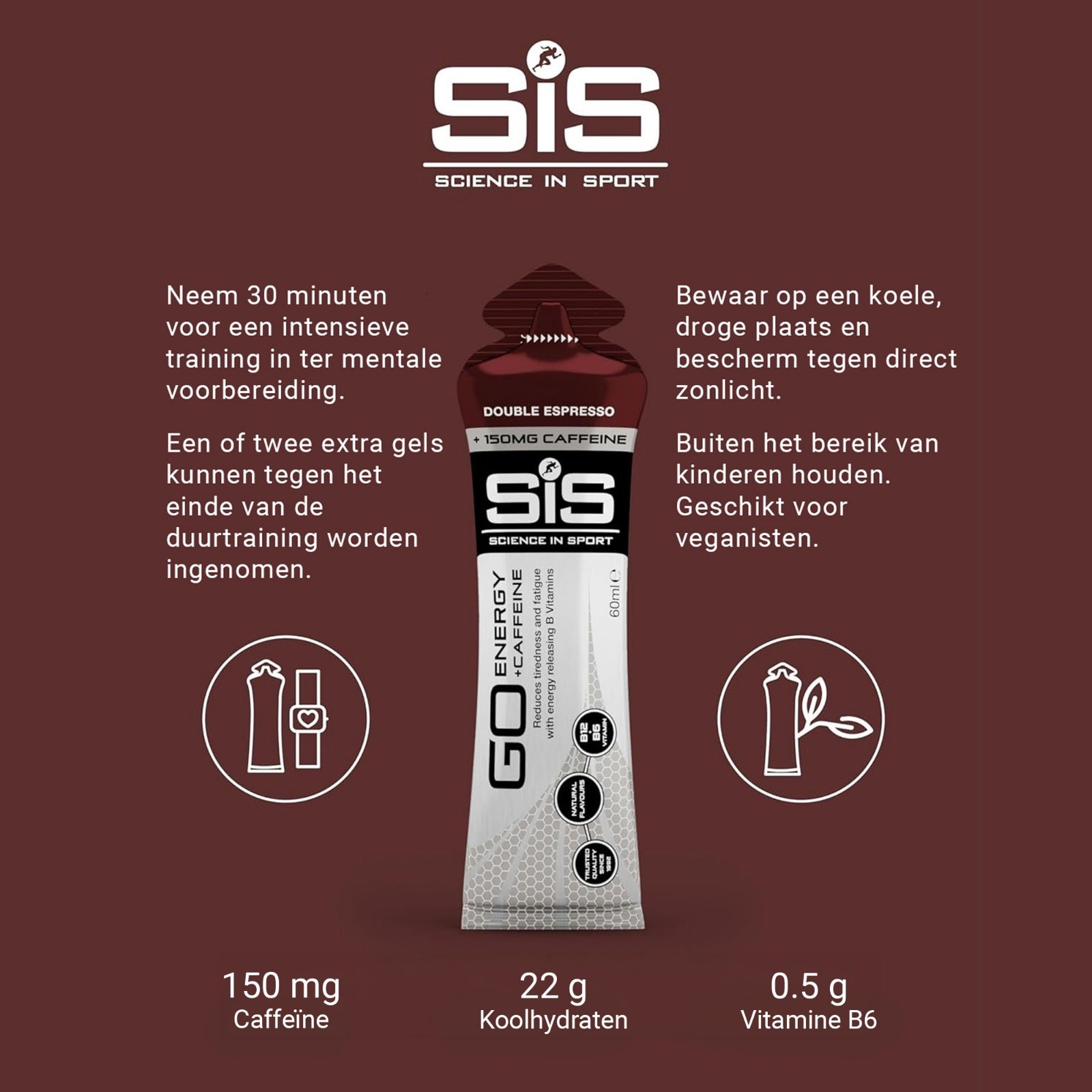 SiS Go Isotonic Energygel + Cafeïne | Dubble Espresso