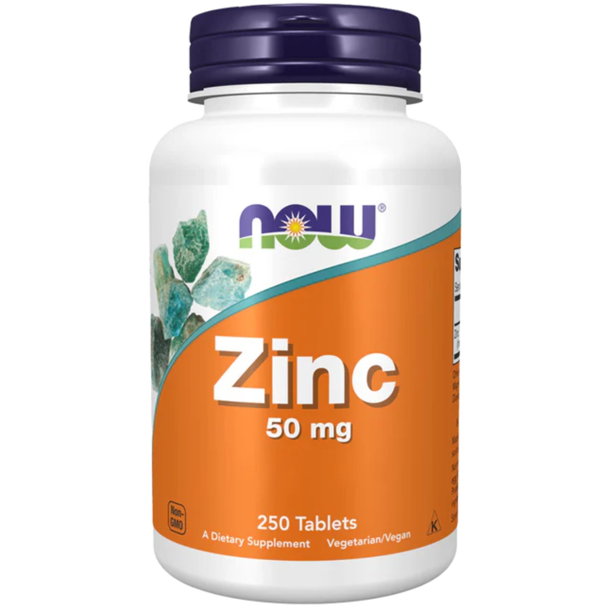 Zink Gluconaat 50 mg | 250 tabletten | NOW Foods