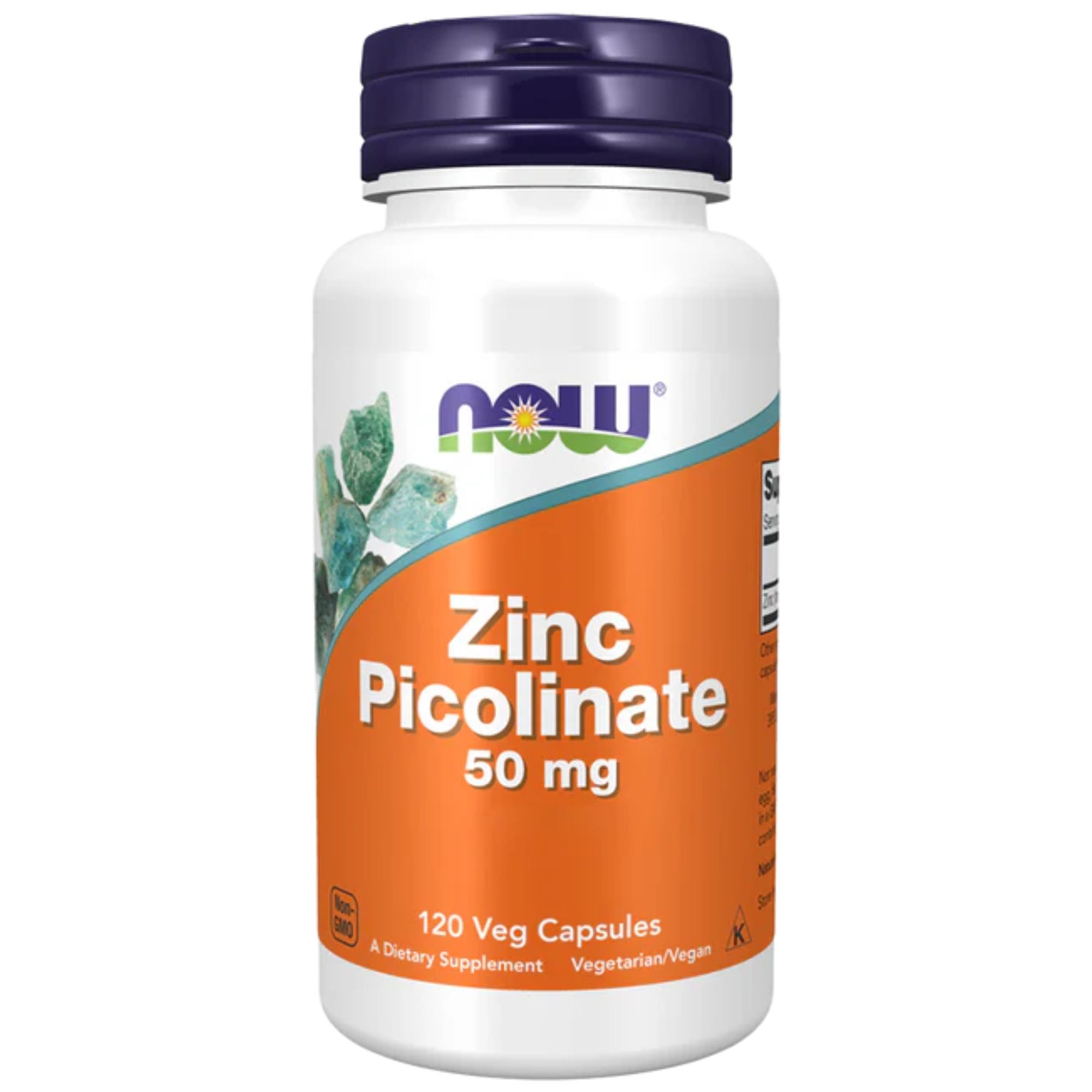Zink Picolinaat 50mg | 120 vegan capsules | NOW Foods